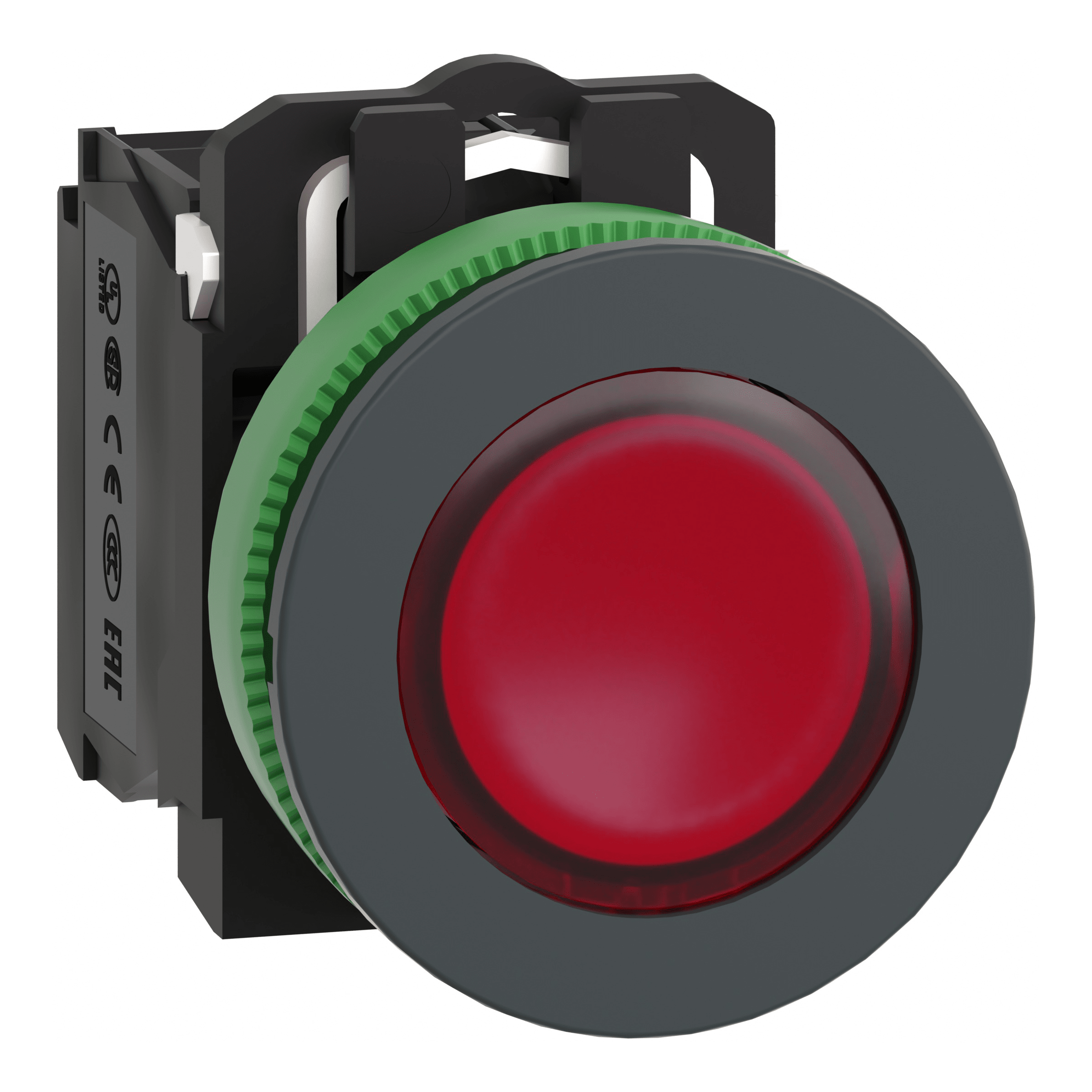 SCHNEIDER ELECTRIC SNRXB5FW34G5 PULS. LUM. ROSSO 120V NO+NC FILOPANNELLO