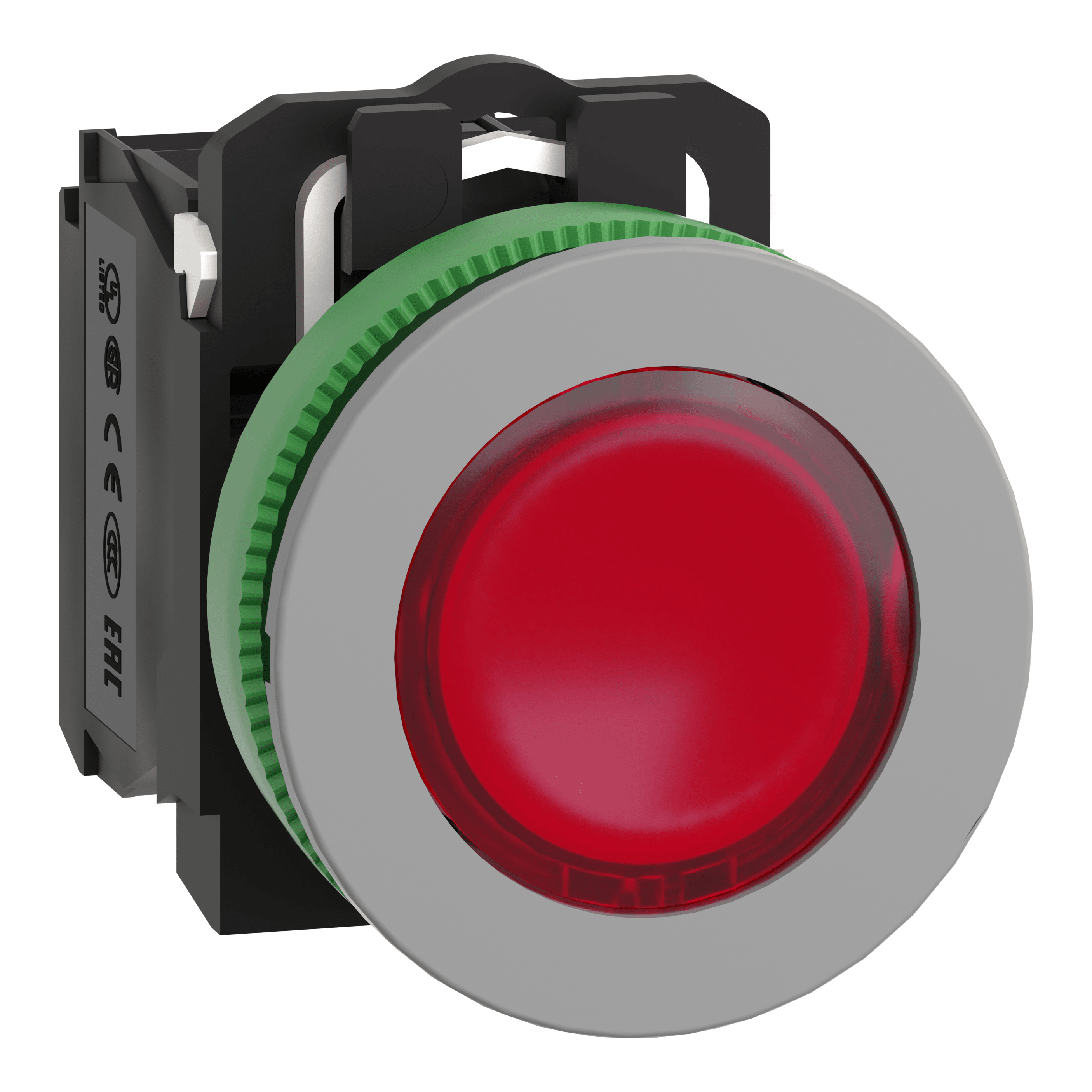 SCHNEIDER ELECTRIC SNRXB5FW34G5C0 PULS.LUM.ROSSO 120V NO+NC A FILO GRIGIO