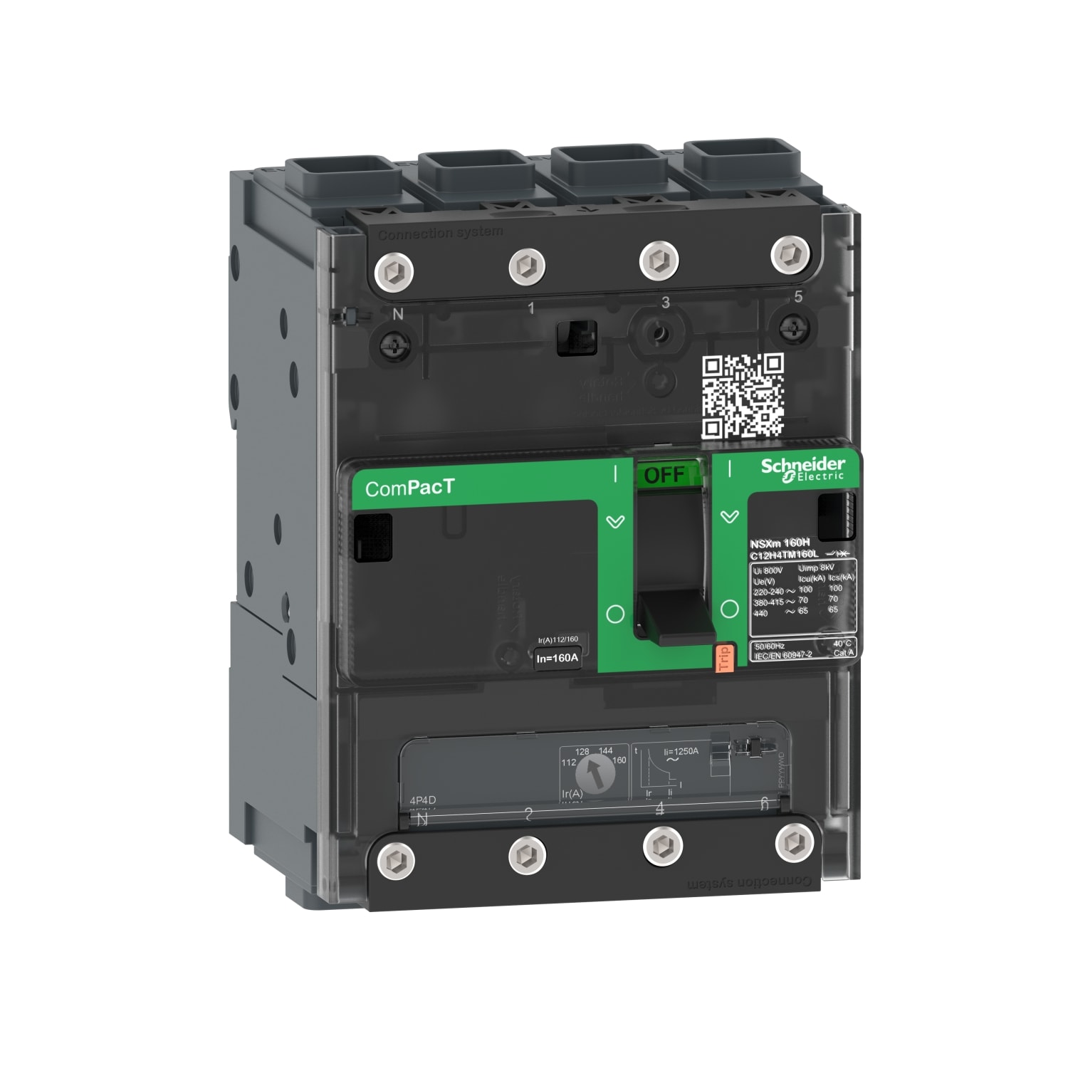 SCHNEIDER ELECTRIC SNRC11F6TM050L NSXM 36KA TM50D 4P/3R EVERLINK_T