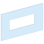 SCHNEIDER ELECTRIC - SNRLVS03235 Piastra frontale comm INS250 rot