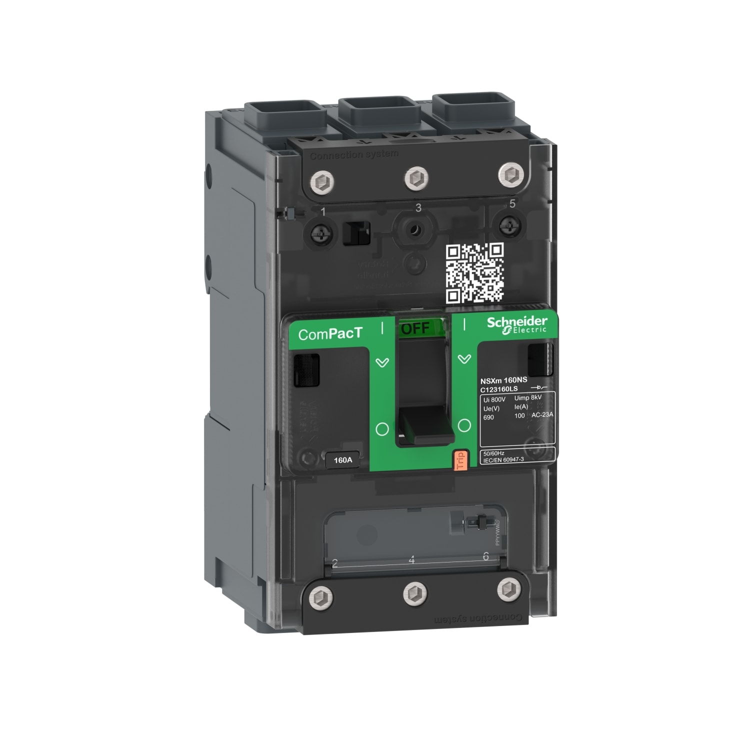 SCHNEIDER ELECTRIC SNRC123160LS NSXM 160NA 3P EVERLINK_T