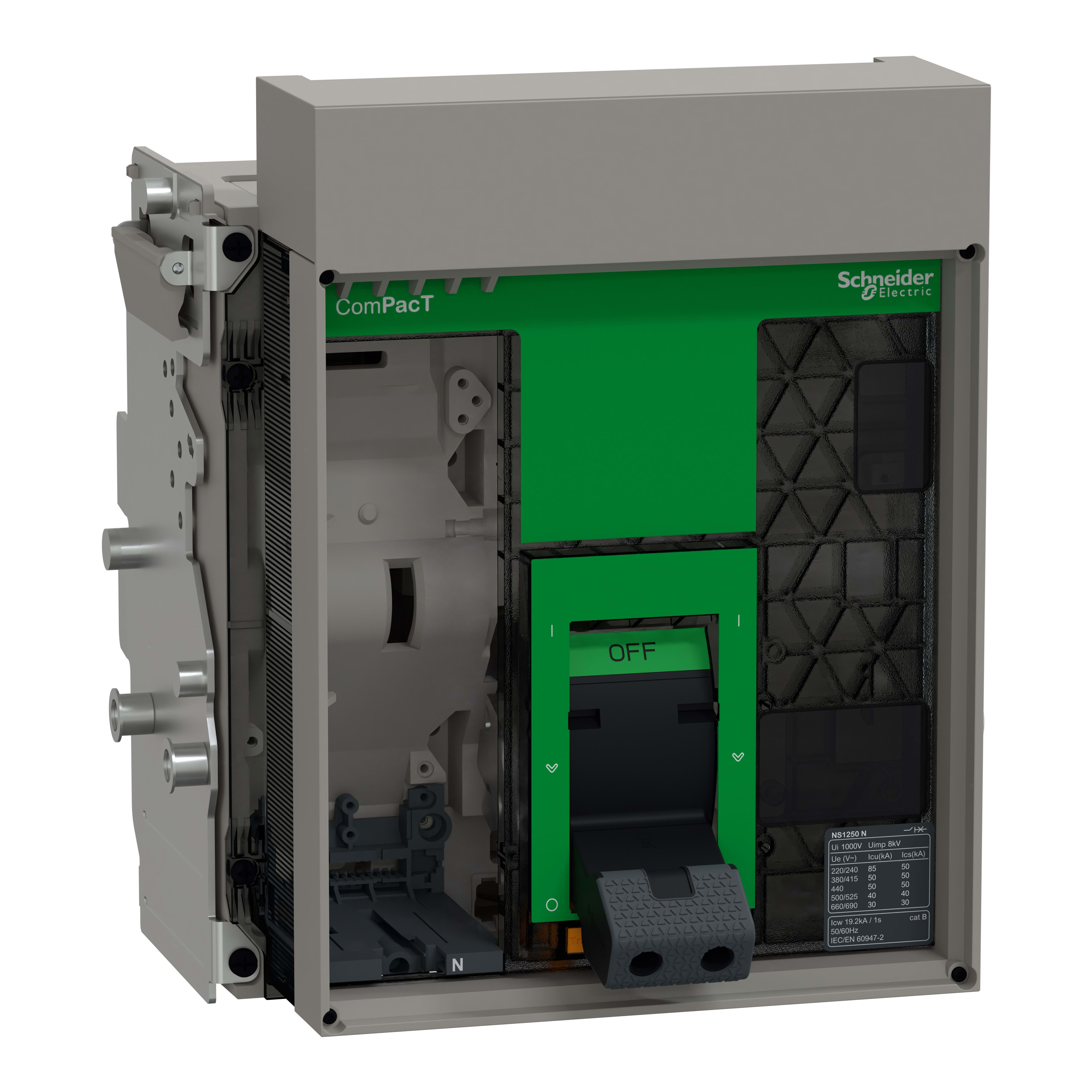 SCHNEIDER ELECTRIC SNRC125N3WM NS1250N p mobile 3P senza Mlogic