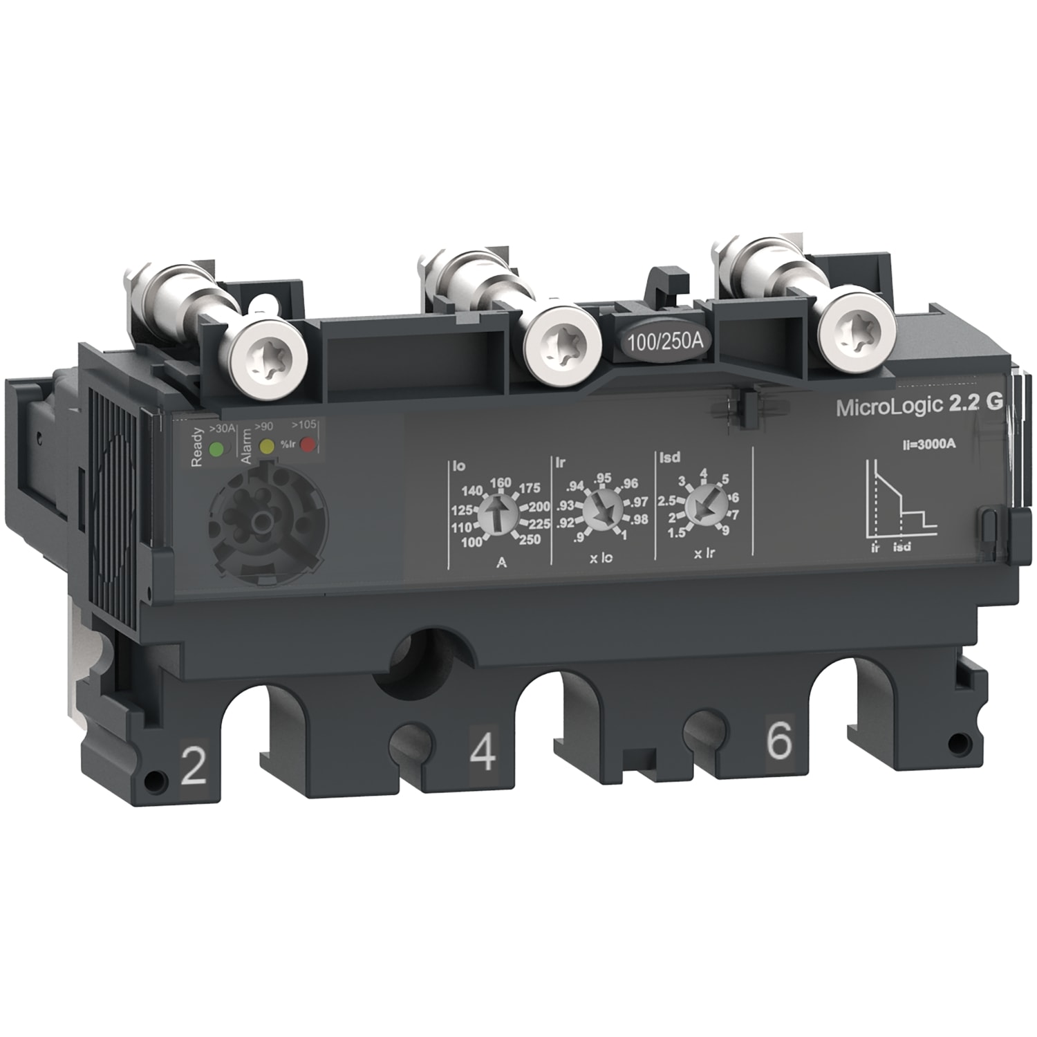 SCHNEIDER ELECTRIC SNRC2532G250 MLOGIC-2.2G 250A 3P NSX250_T
