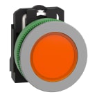 SCHNEIDER ELECTRIC - SNRXB5FVM5C0 Lampada spia arancione 230Vac filopannello - Ø30 - LED universale - ghiera grigia - Ø30 - LED universale