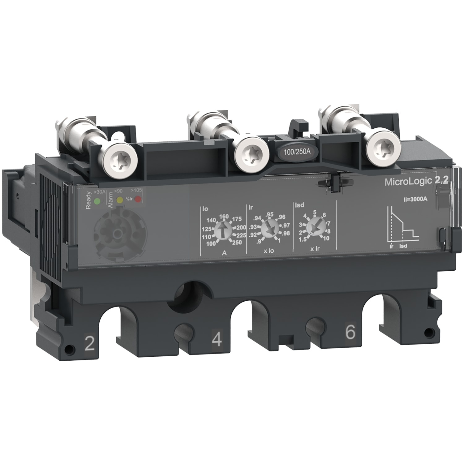 SCHNEIDER ELECTRIC SNRC2532D250 MLOGIC-2.2 250A 3P NSX250_T
