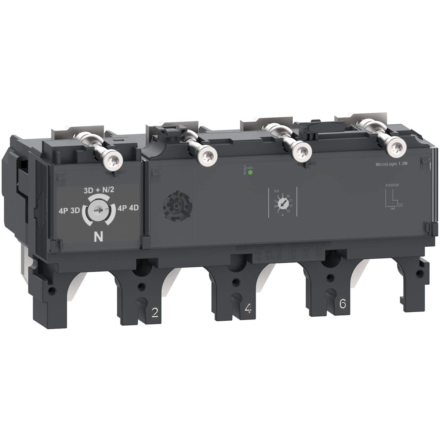 SCHNEIDER ELECTRIC SNRC4041M320 MLOGIC-1.3M 320A 4P NSX400/630_T