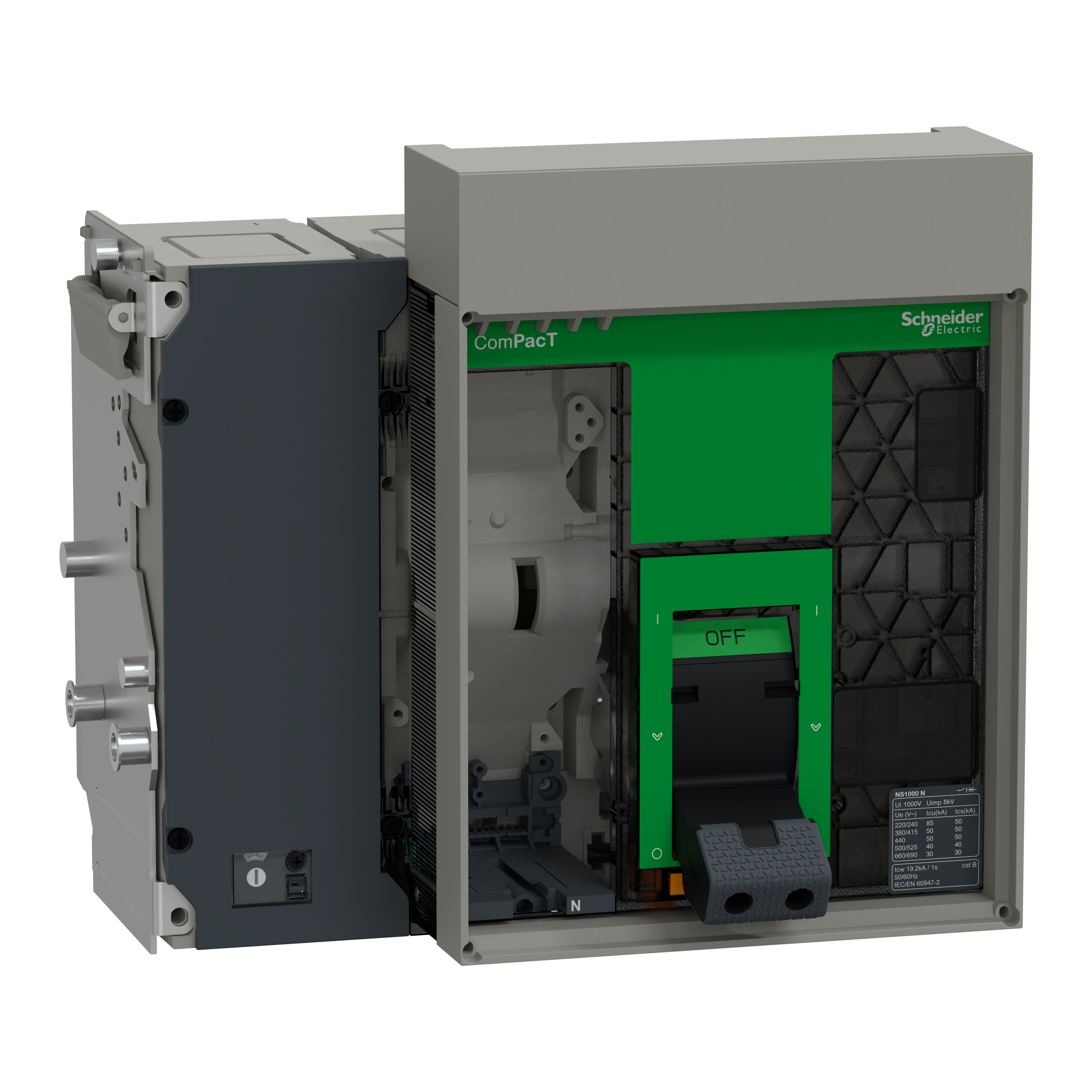 SCHNEIDER ELECTRIC SNRC100N4WM NS1000N P MOBILE 4P SENZA MLOGIC