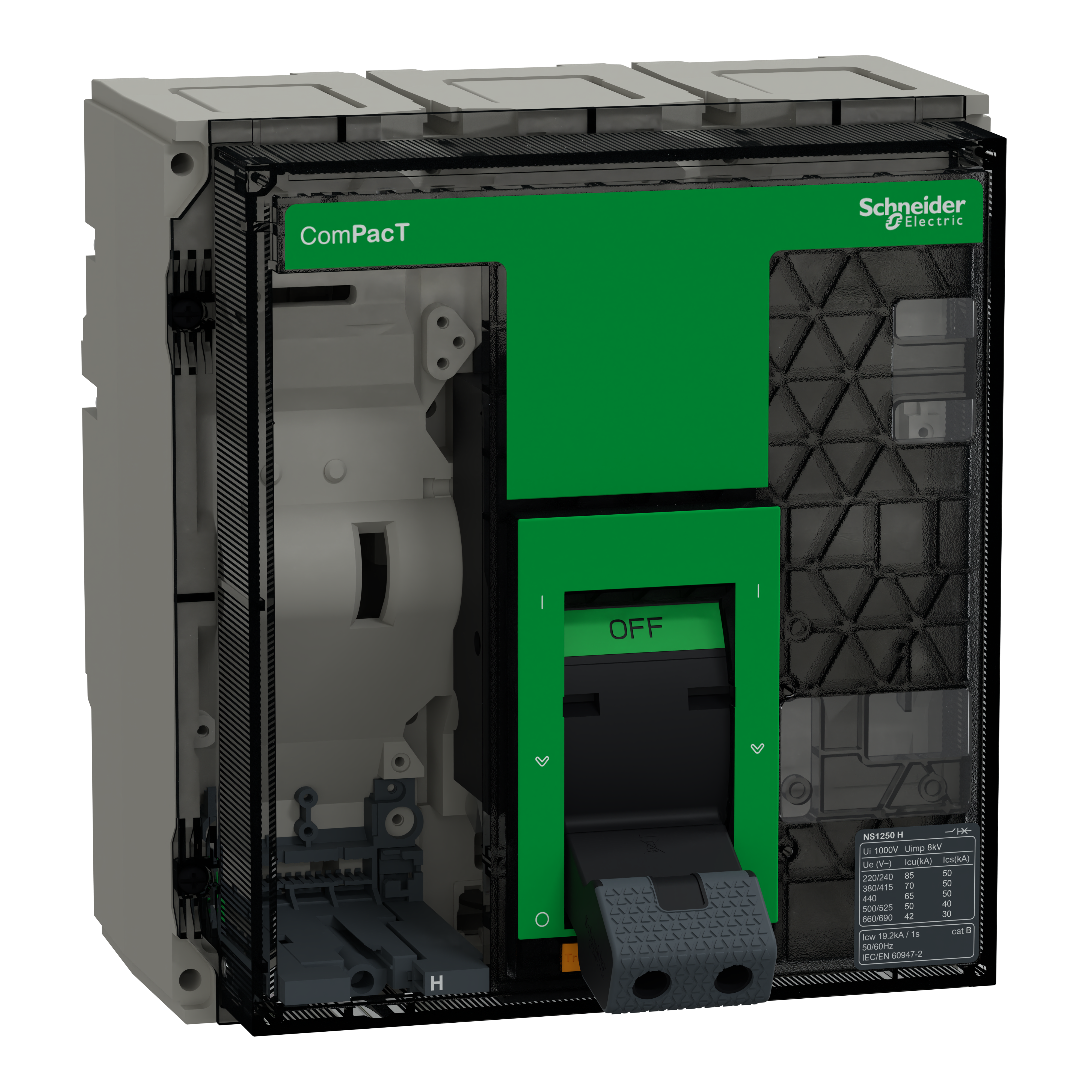 SCHNEIDER ELECTRIC SNRC125H3FM NS1250H FISSO 3P SENZA MLOGIC