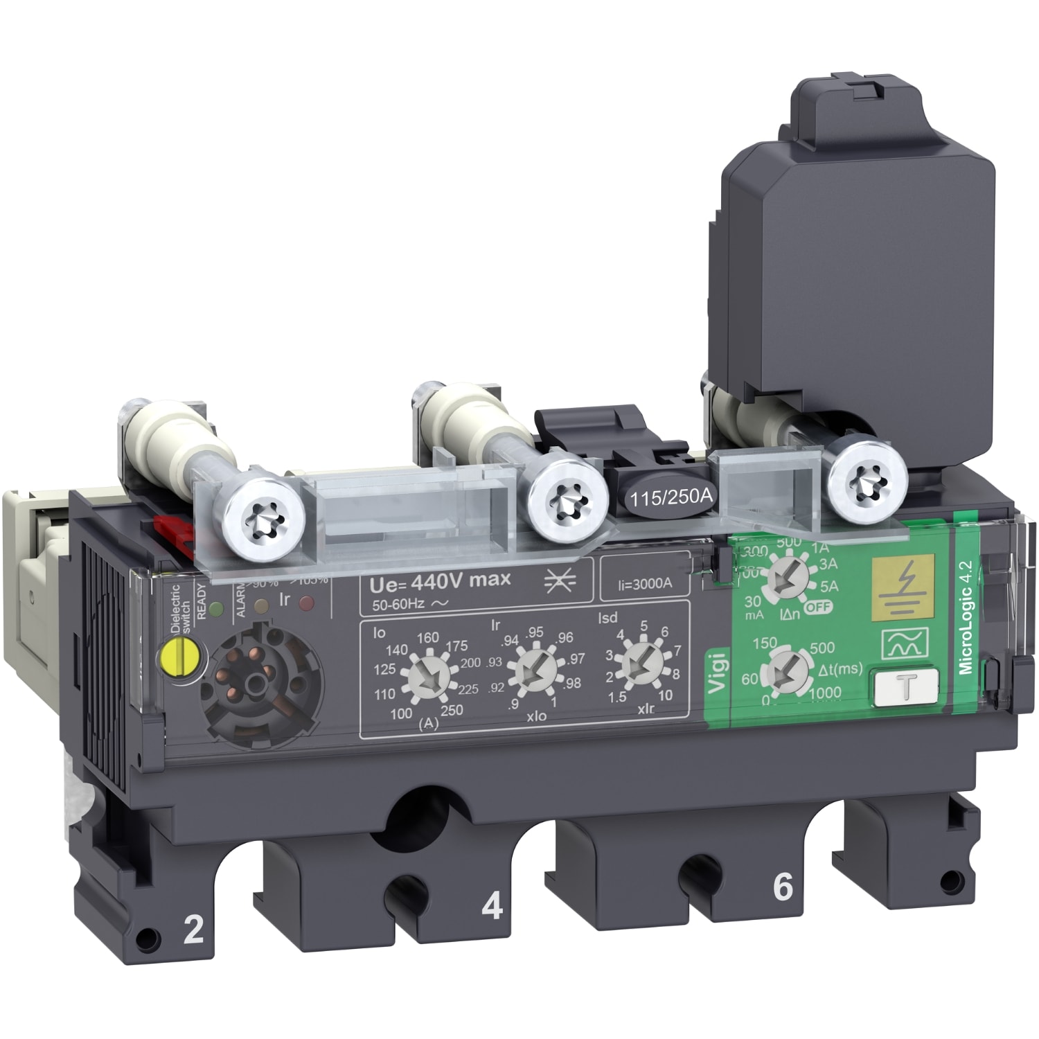 SCHNEIDER ELECTRIC SNRC1634V160 MLOGIC 4.2 VIGI 160A 3P NSX160/250_T