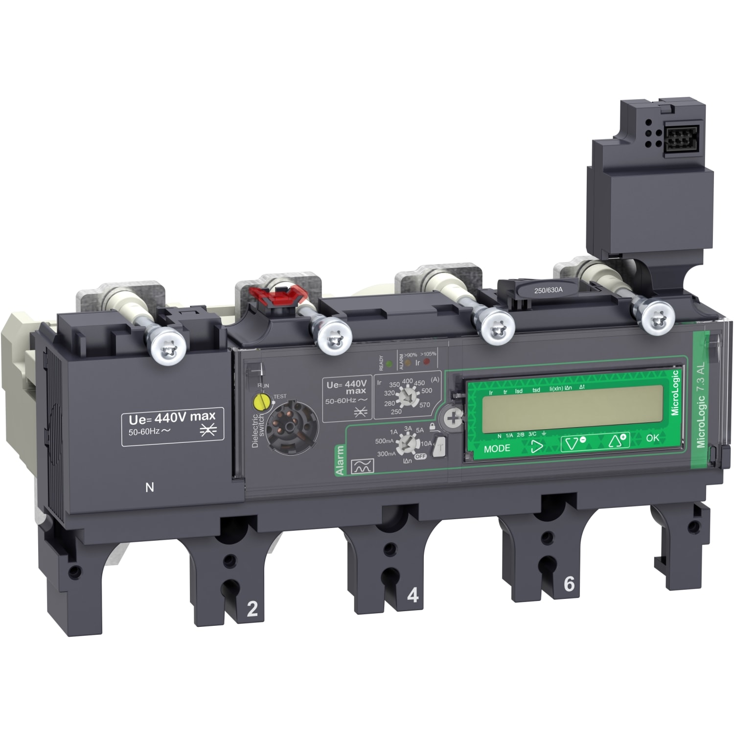 SCHNEIDER ELECTRIC SNRC6347A570 MLOGIC 7.3E AL 570A 4P NSX630_T
