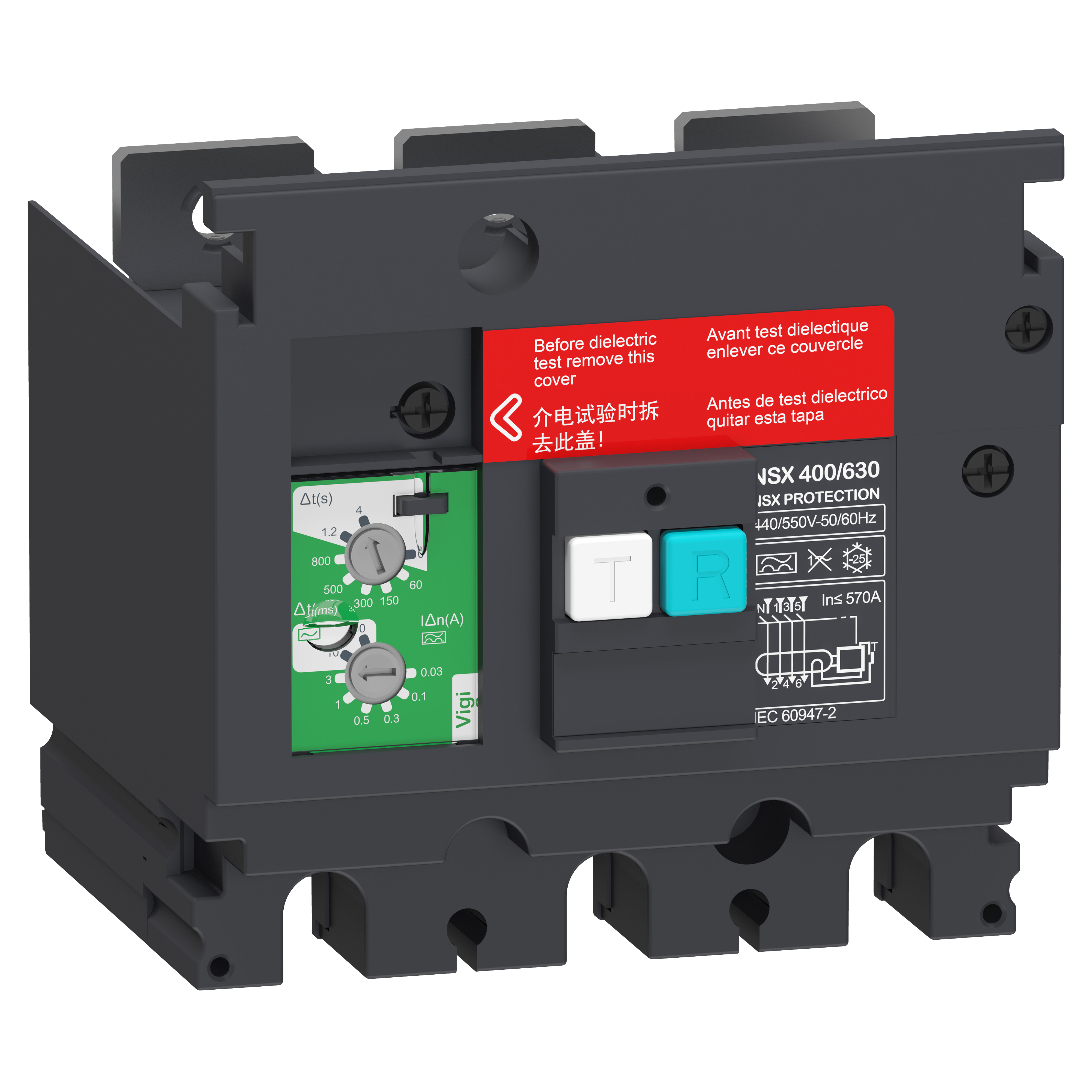 SCHNEIDER ELECTRIC SNRLV432466 VIGIPACT 440/550VCA 3P NSX400/630