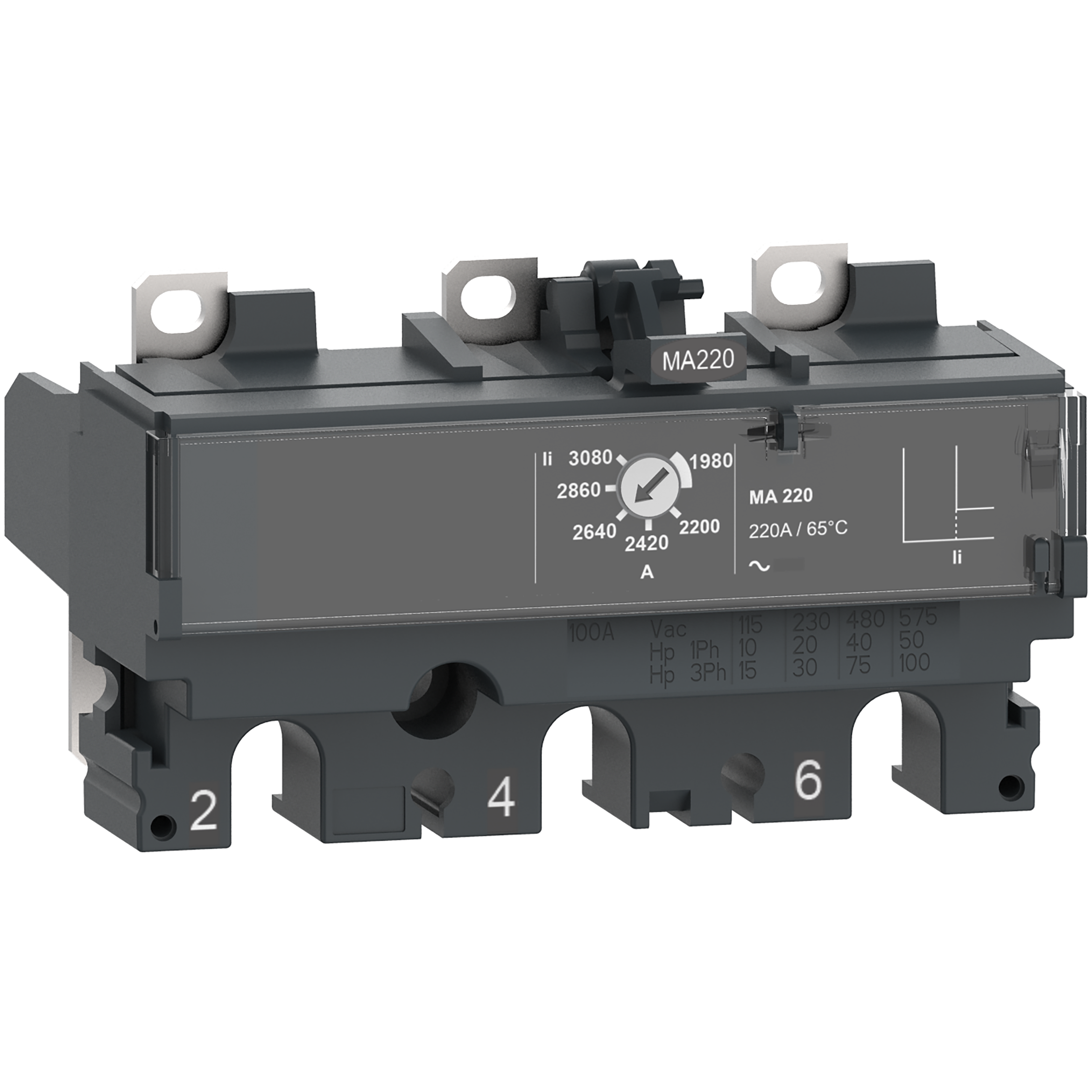 SCHNEIDER ELECTRIC SNRC103MA007 MA6,3 6,3A 3P/3R NSX100_T