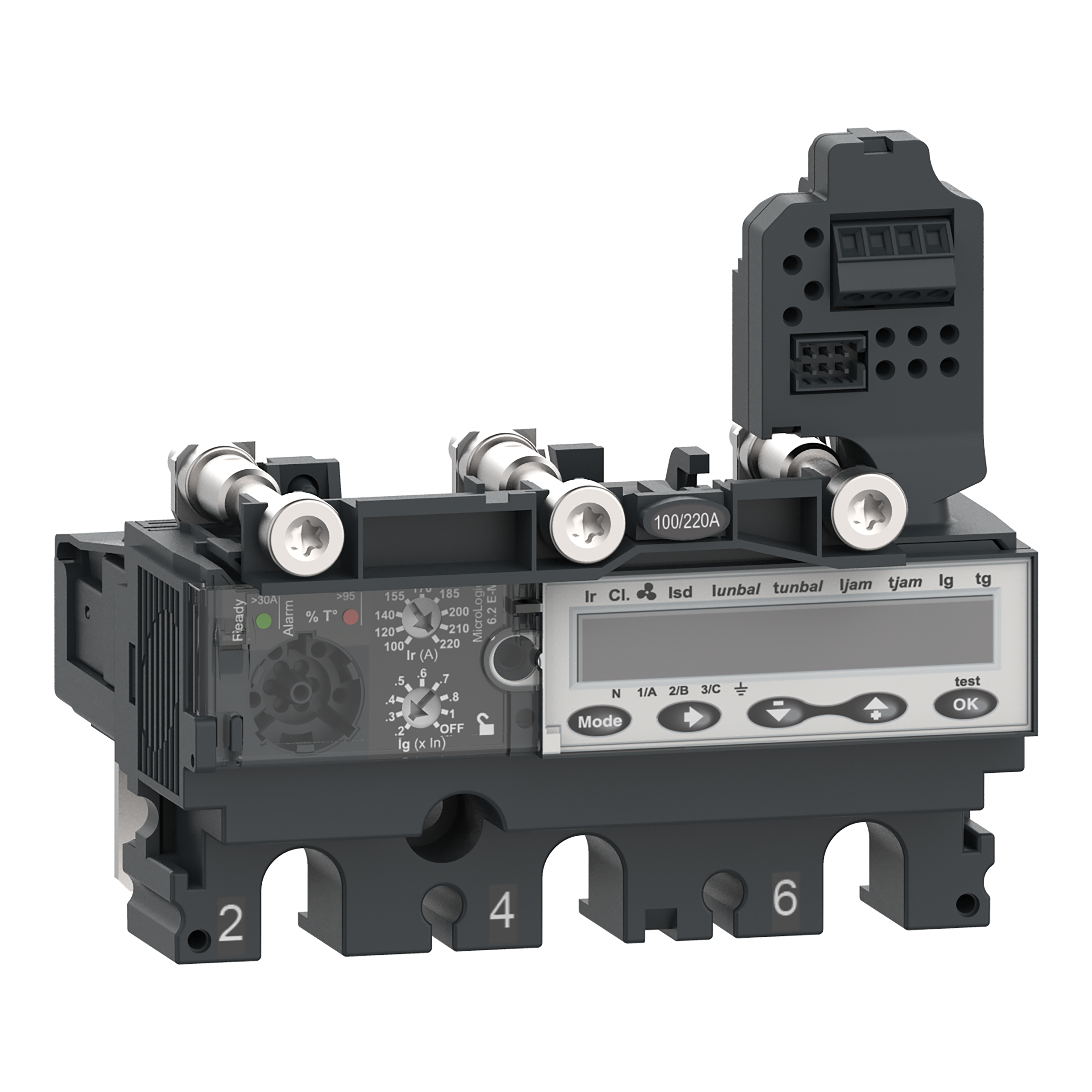 SCHNEIDER ELECTRIC SNRC2536M220 MLOGIC-6.2E-M 220A 3P NSX250_T