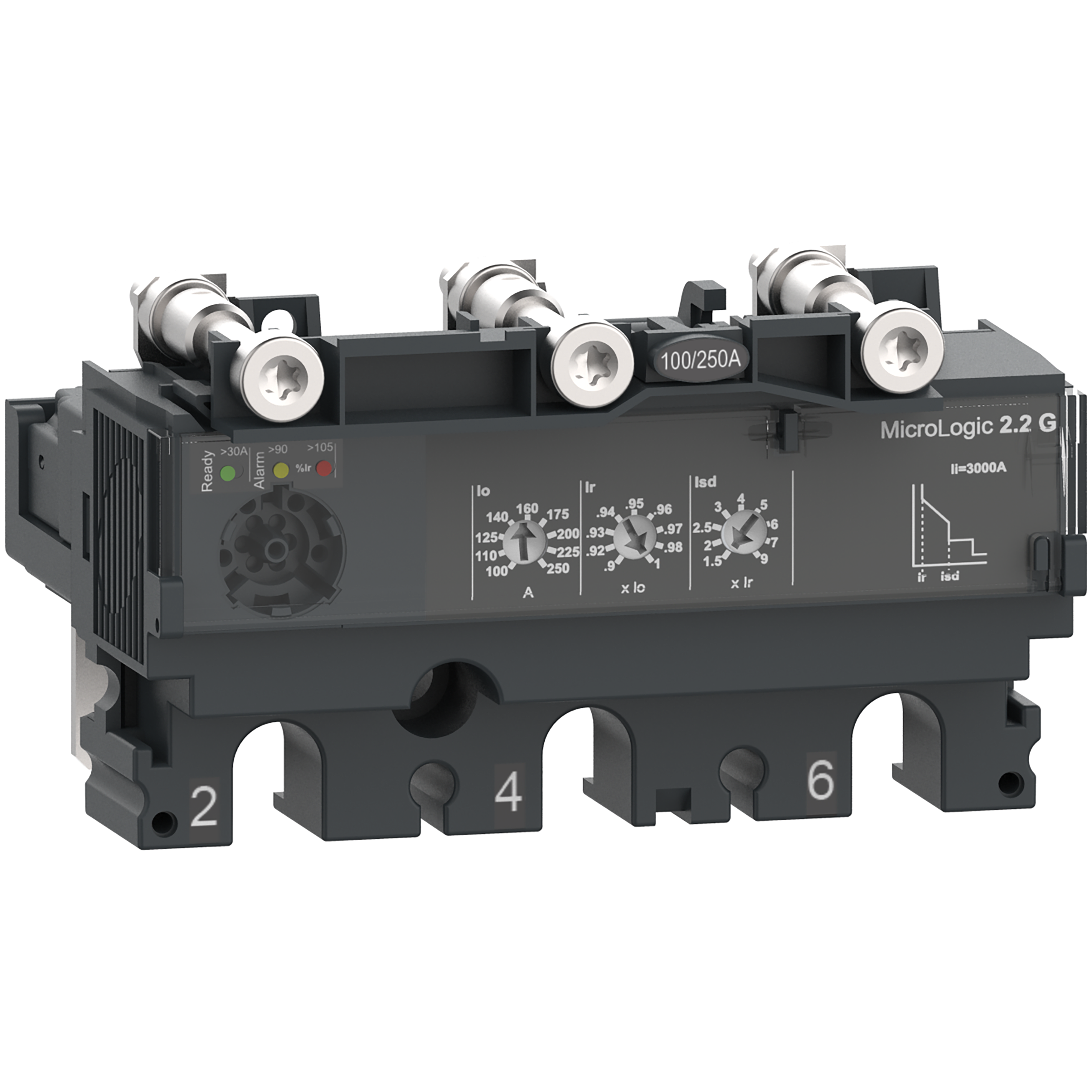 SCHNEIDER ELECTRIC SNRC1632G160 MLOGIC-2.2G 160A 3P NSX160/250_T