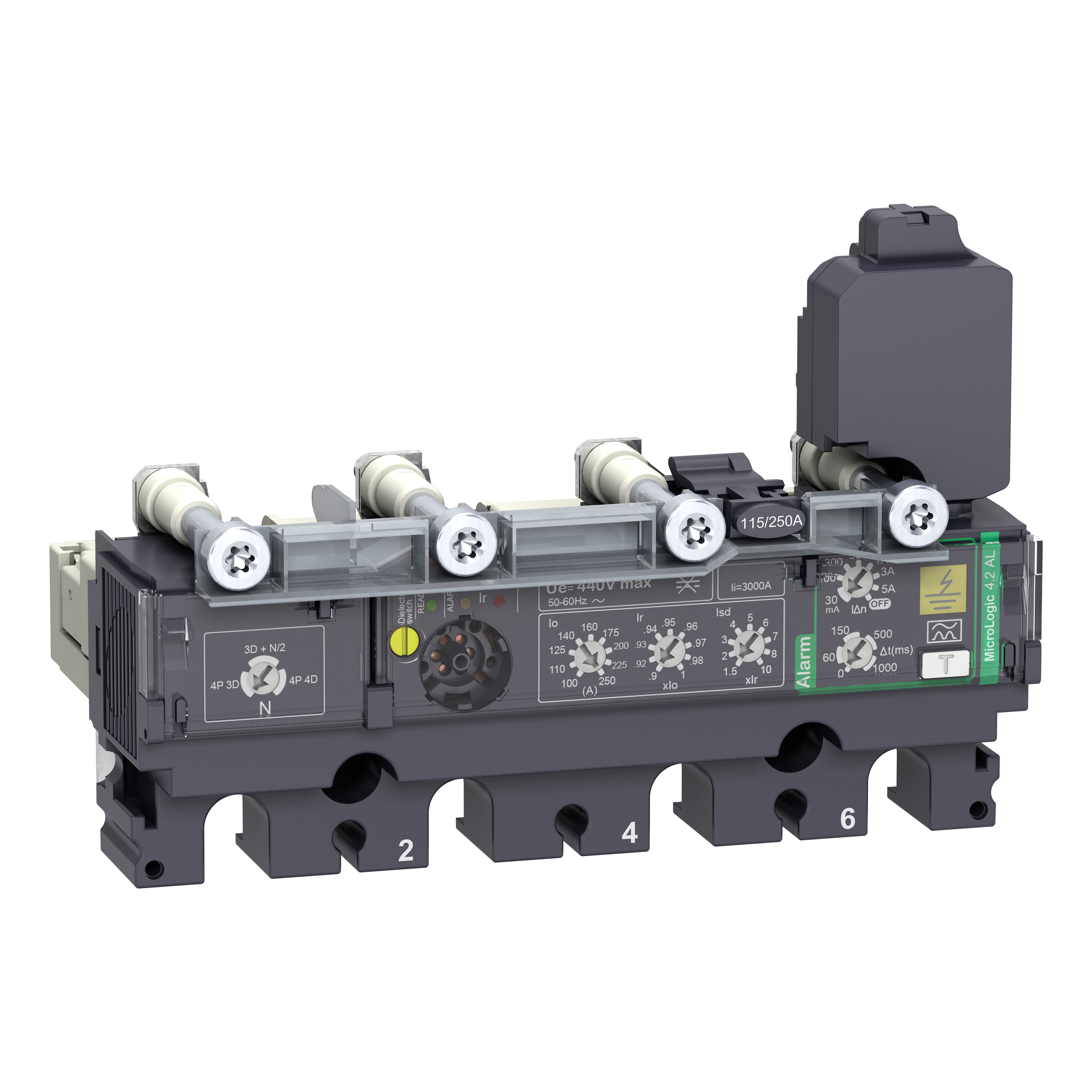 SCHNEIDER ELECTRIC SNRC1044A100 MLOGIC 4.2 AL 100A 4P NSX100/250_T