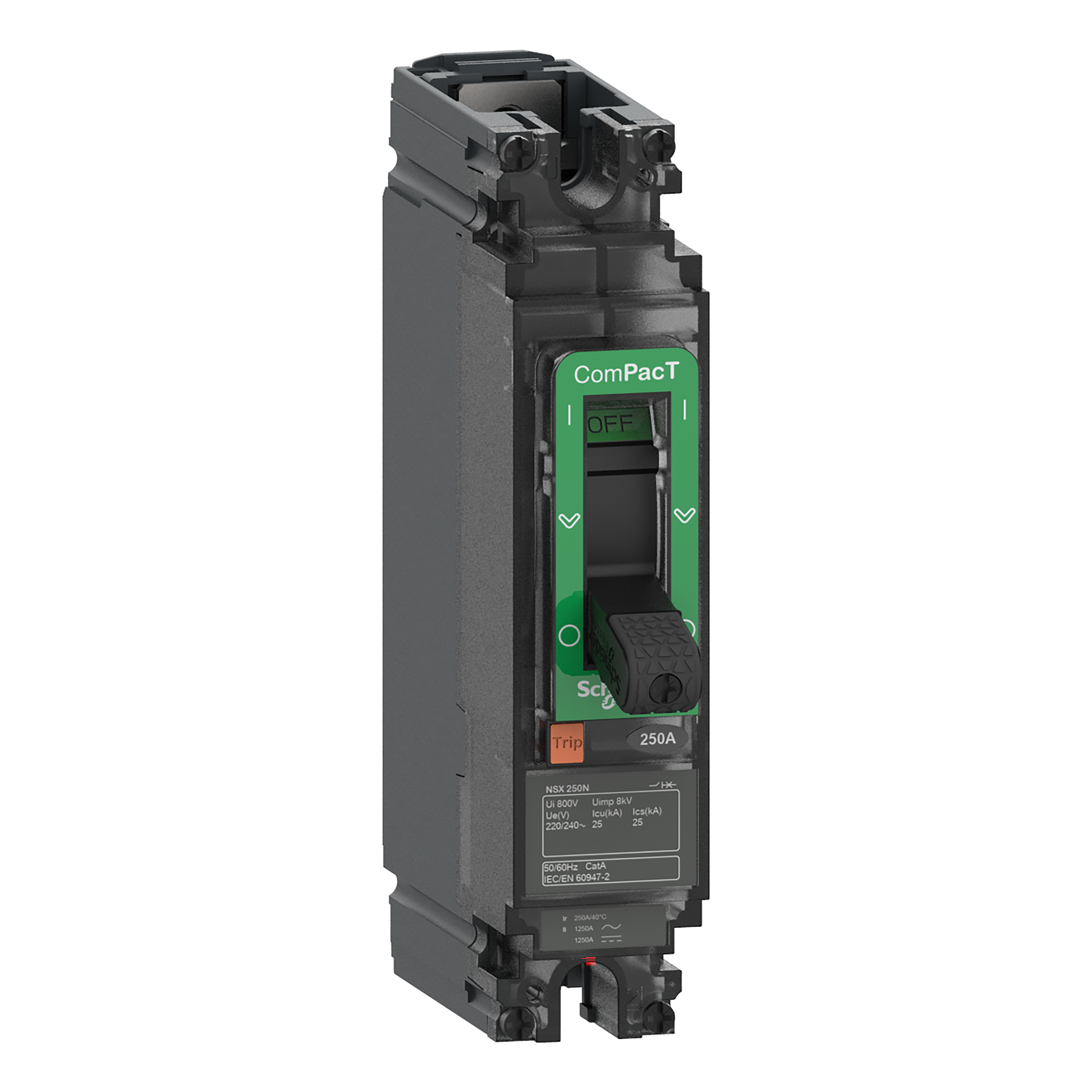 SCHNEIDER ELECTRIC SNRC16F1TM125 NSX160DC F 36KA 1P/1R TM125D_T