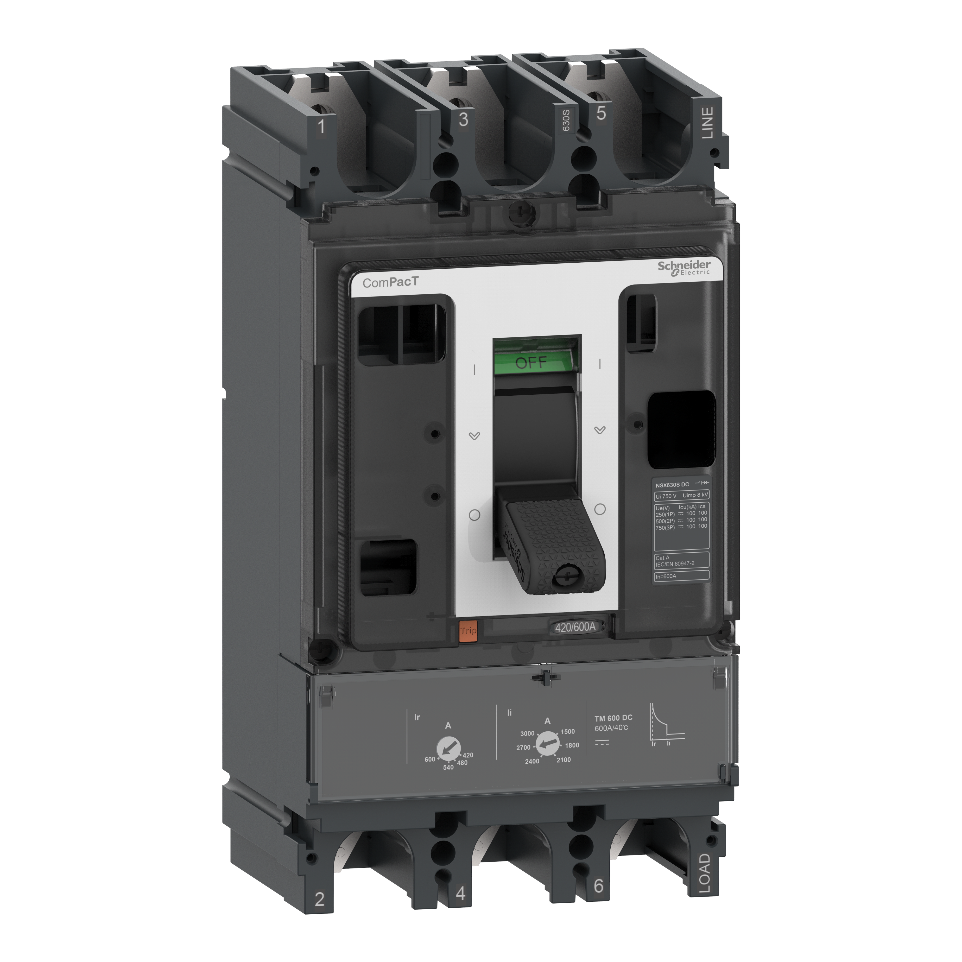 SCHNEIDER ELECTRIC SNRC40F3TM320D NSX320F TM-DC 36KA 3P_T