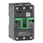 SCHNEIDER ELECTRIC - SNRC11B3TM080B Interruttore, ComPacT NSXm 100B, 25kA/415VAC, 3 poli, Sganciatore TMD 80A, connettori/busbar