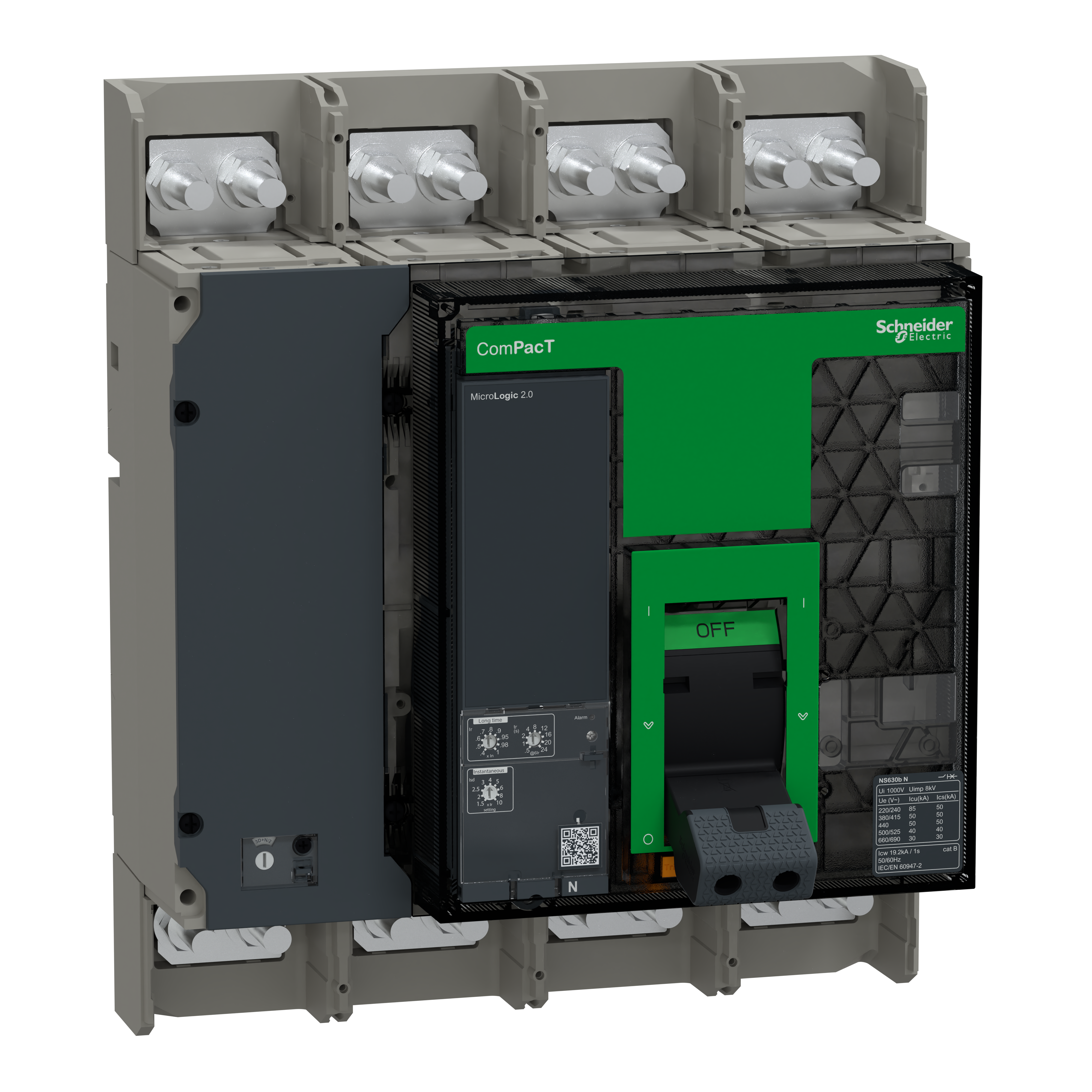 SCHNEIDER ELECTRIC SNRC063N420FM NS630BN FISSO ANT 4P MLOGIC 2.0