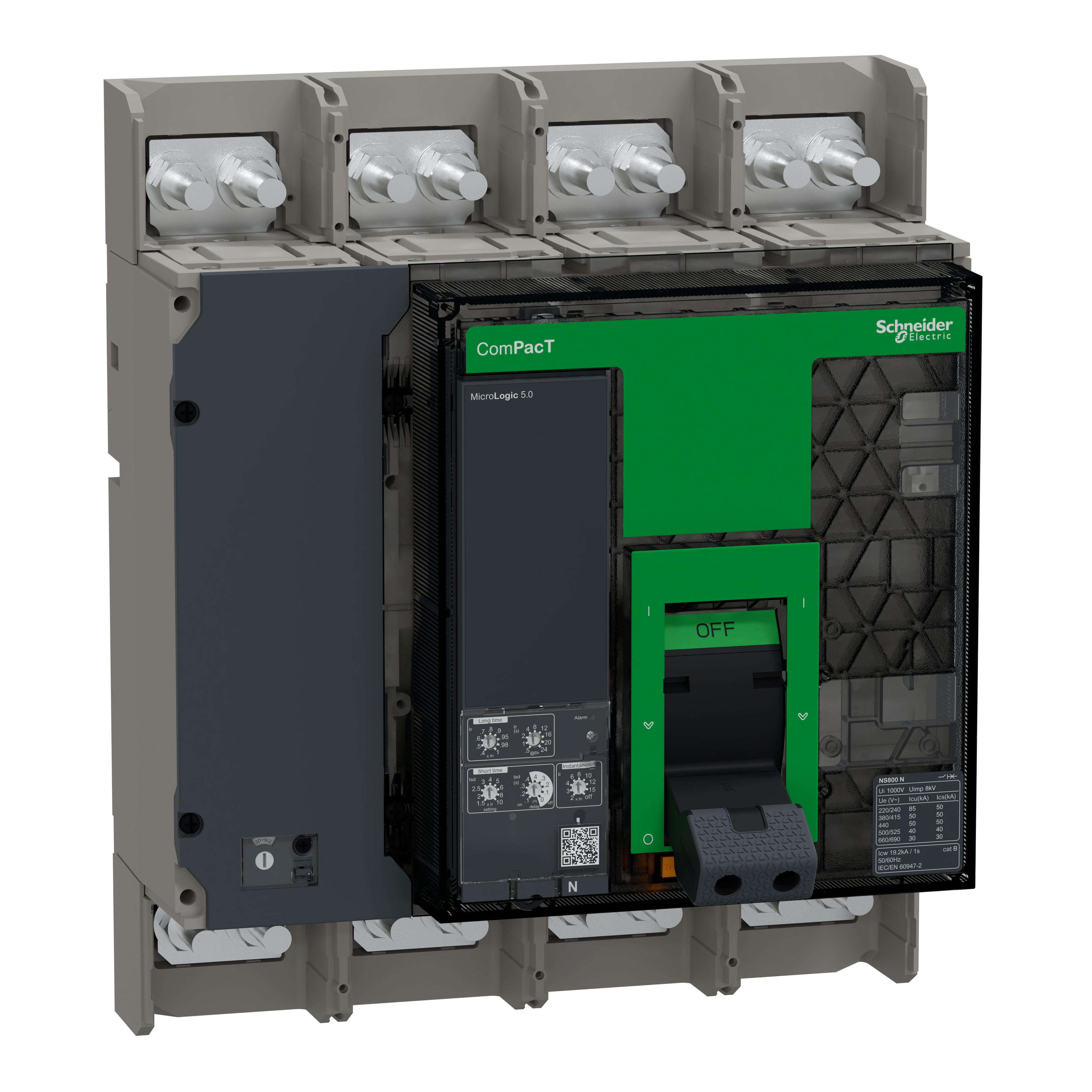 SCHNEIDER ELECTRIC SNRC080N450FM NS800N FISSO ANT 4P MLOGIC 5.0