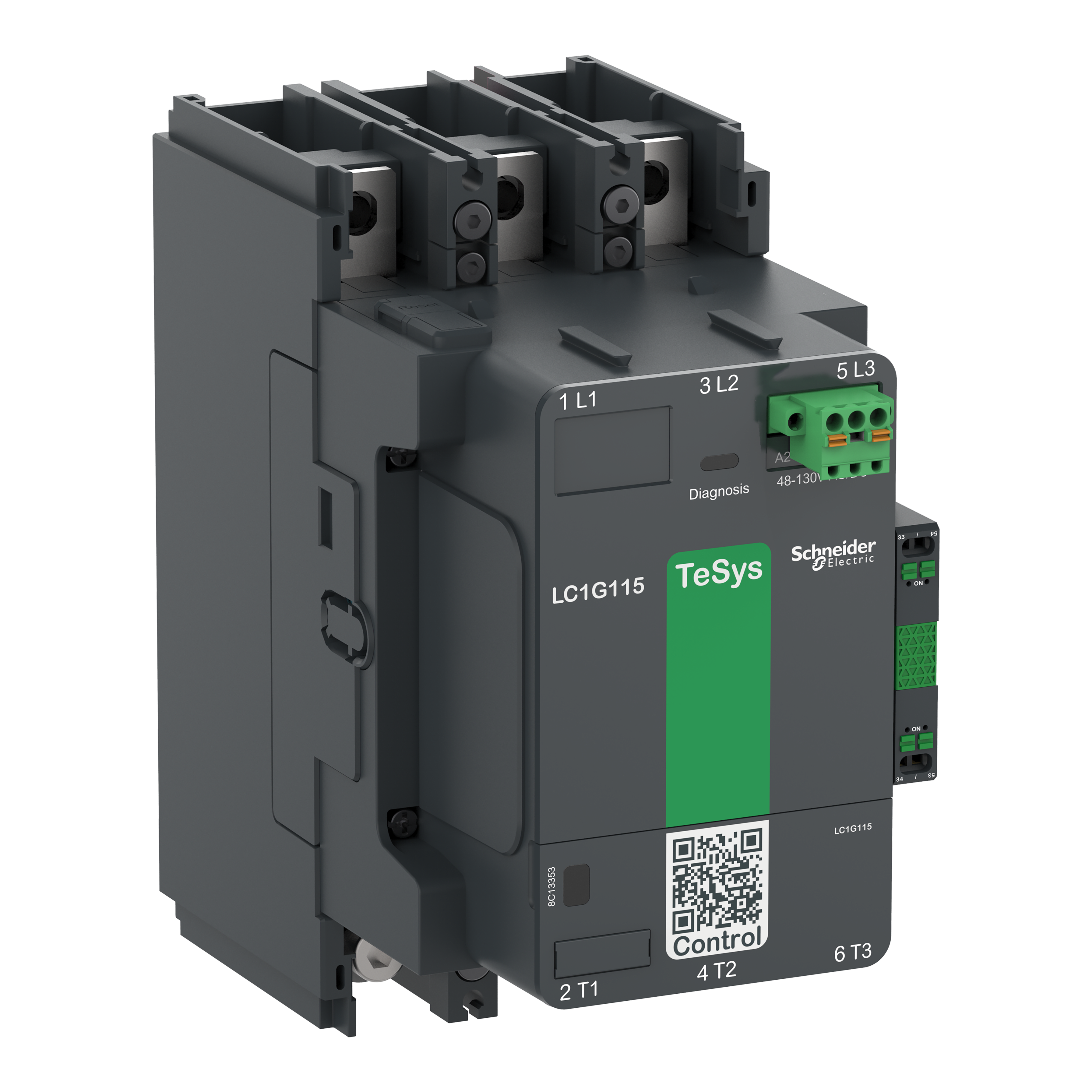 SCHNEIDER ELECTRIC SNRLC1G225EHEN CONTATTORE TESYSG225 3P STD 48-130V ACDC