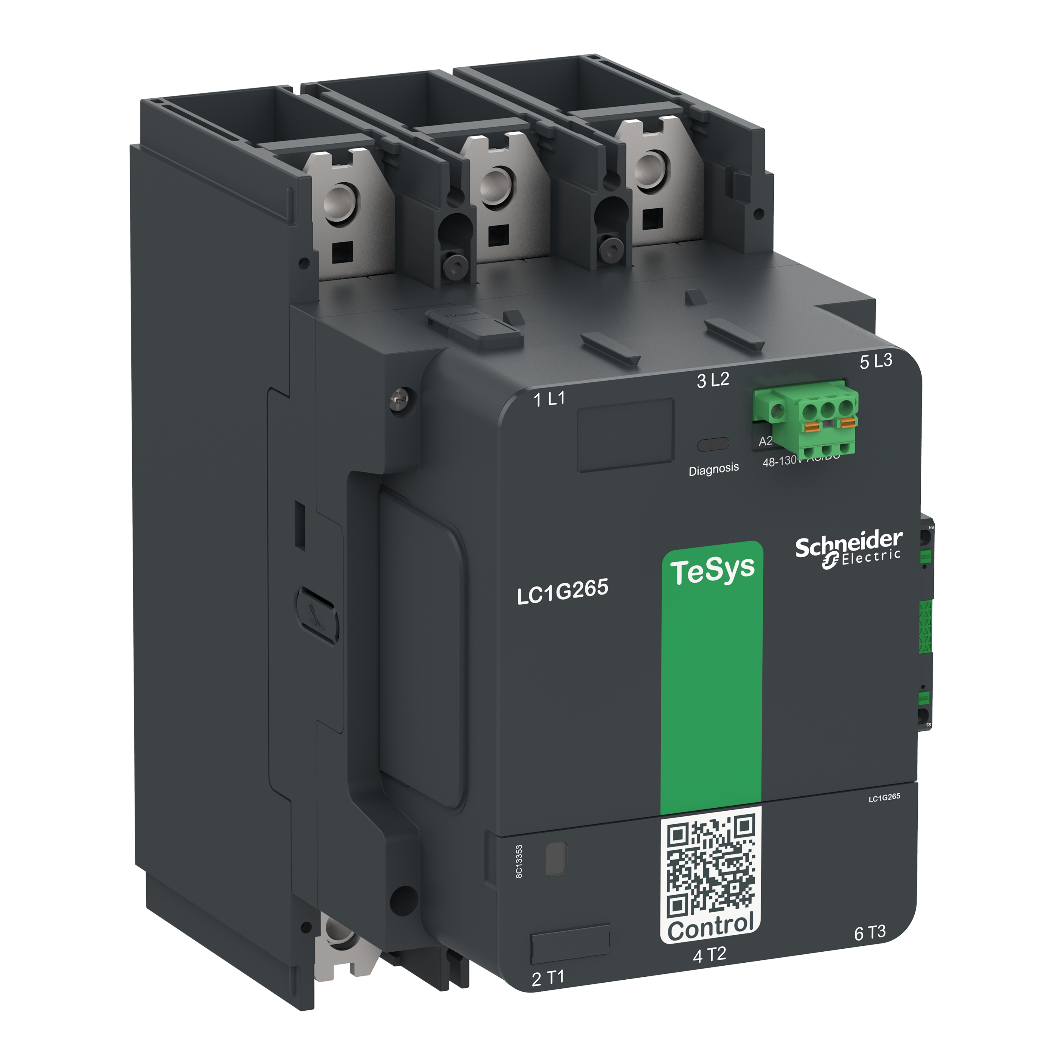 SCHNEIDER ELECTRIC SNRLC1G265KUEN CONTATT. TESYSG265 3P STD 100-250V ACDC