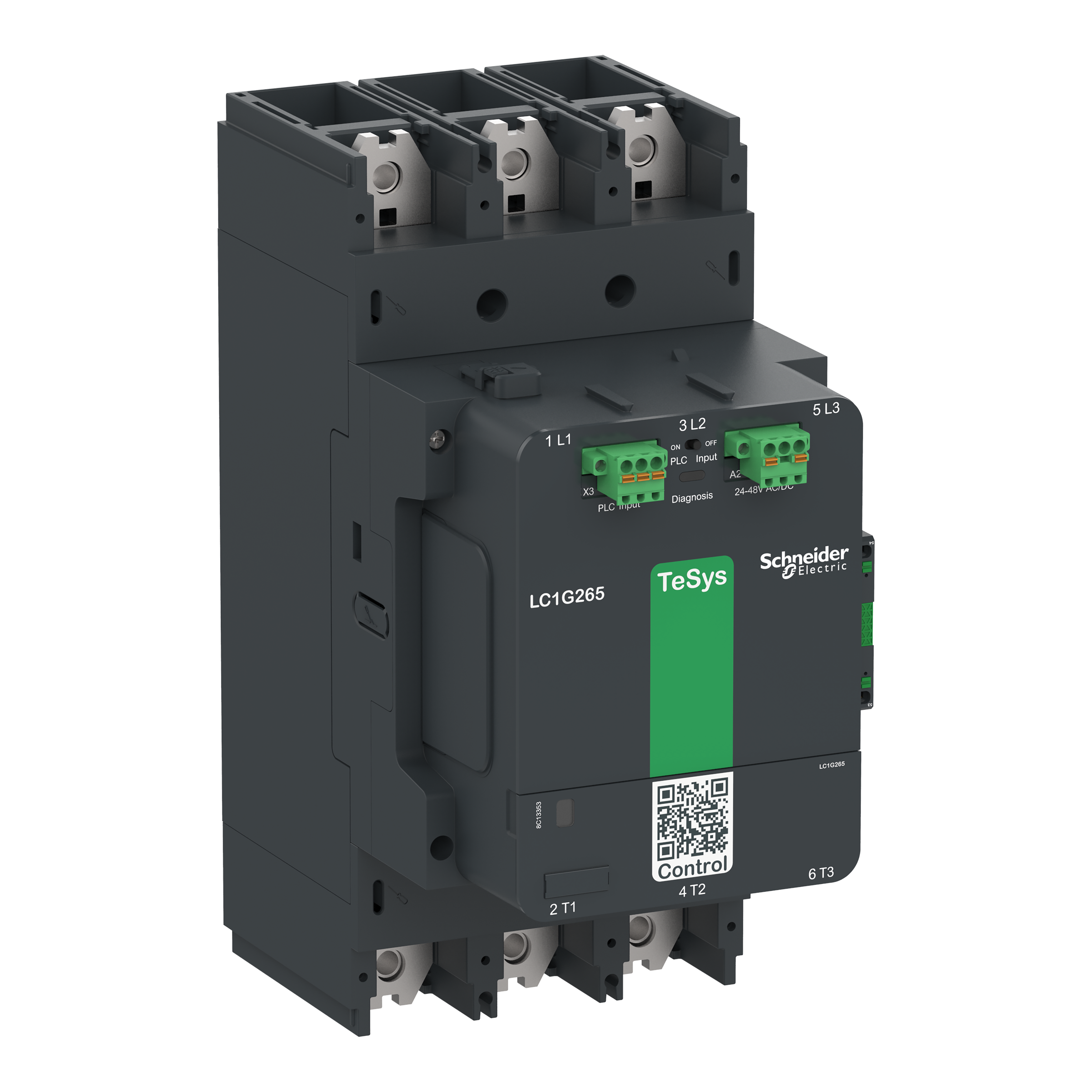 SCHNEIDER ELECTRIC SNRLC1G400LSEA CONTATT. TESYSG400 3P ADV 200-500V ACDC