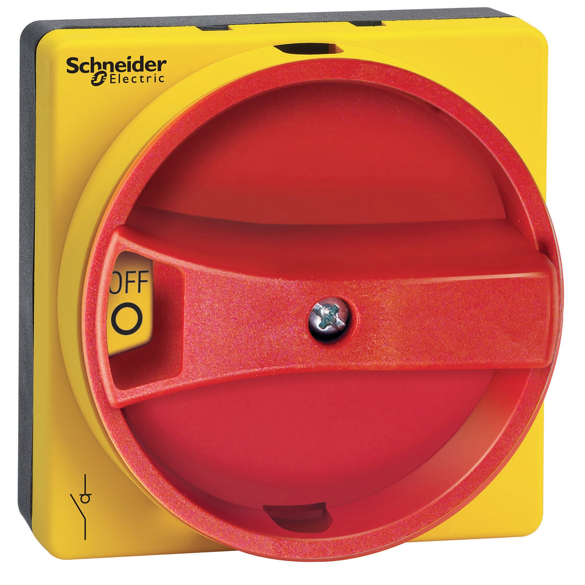 SCHNEIDER ELECTRIC SNRVLSH1S5R MANOVRA ROTATIVA AD INCASSO GIALLO/ROSSA
