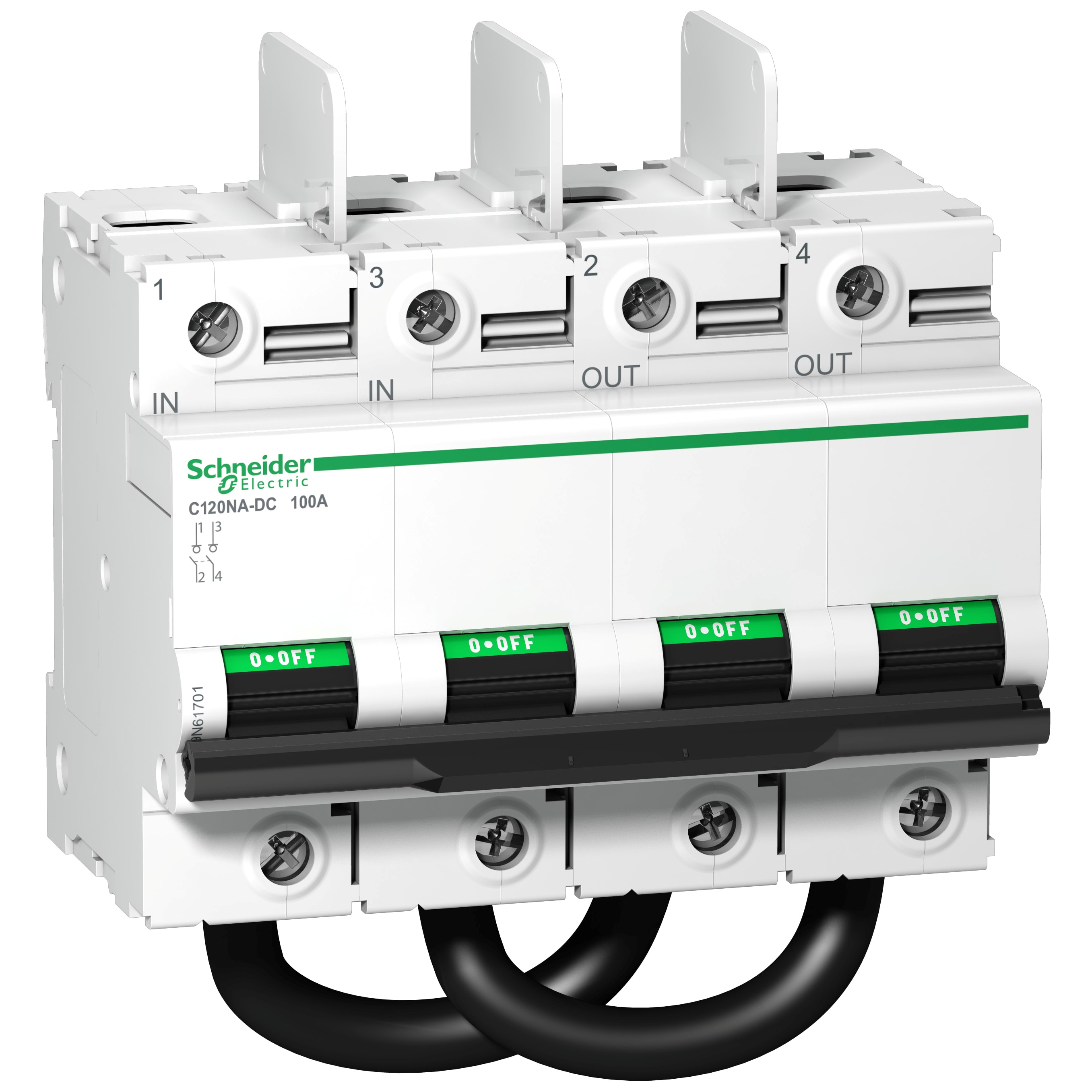 SCHNEIDER ELECTRIC SNRA9N61701 C120NA-DC 2P 100A 1000VDC