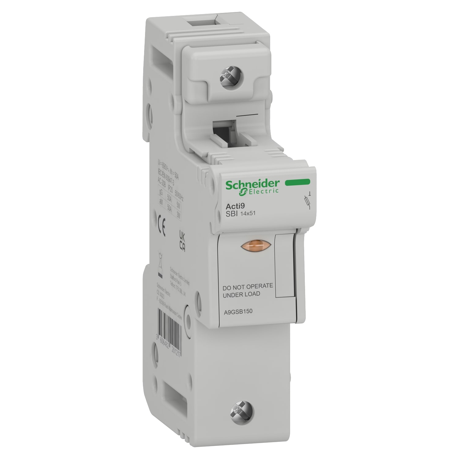 SCHNEIDER ELECTRIC SNRA9GSB150 BASE PORTAF. SBI 1P 14X51 500VCA