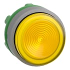 SCHNEIDER ELECTRIC - SNRZB5AW183SC0 Testa pulsante luminoso giallo ghiera grigia- per LED universale- Ø22