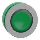 SCHNEIDER ELECTRIC - SNRZB5FA38C0 Testa pulsante verde filopannello ghiera grigia- per LED universale- Ø30
