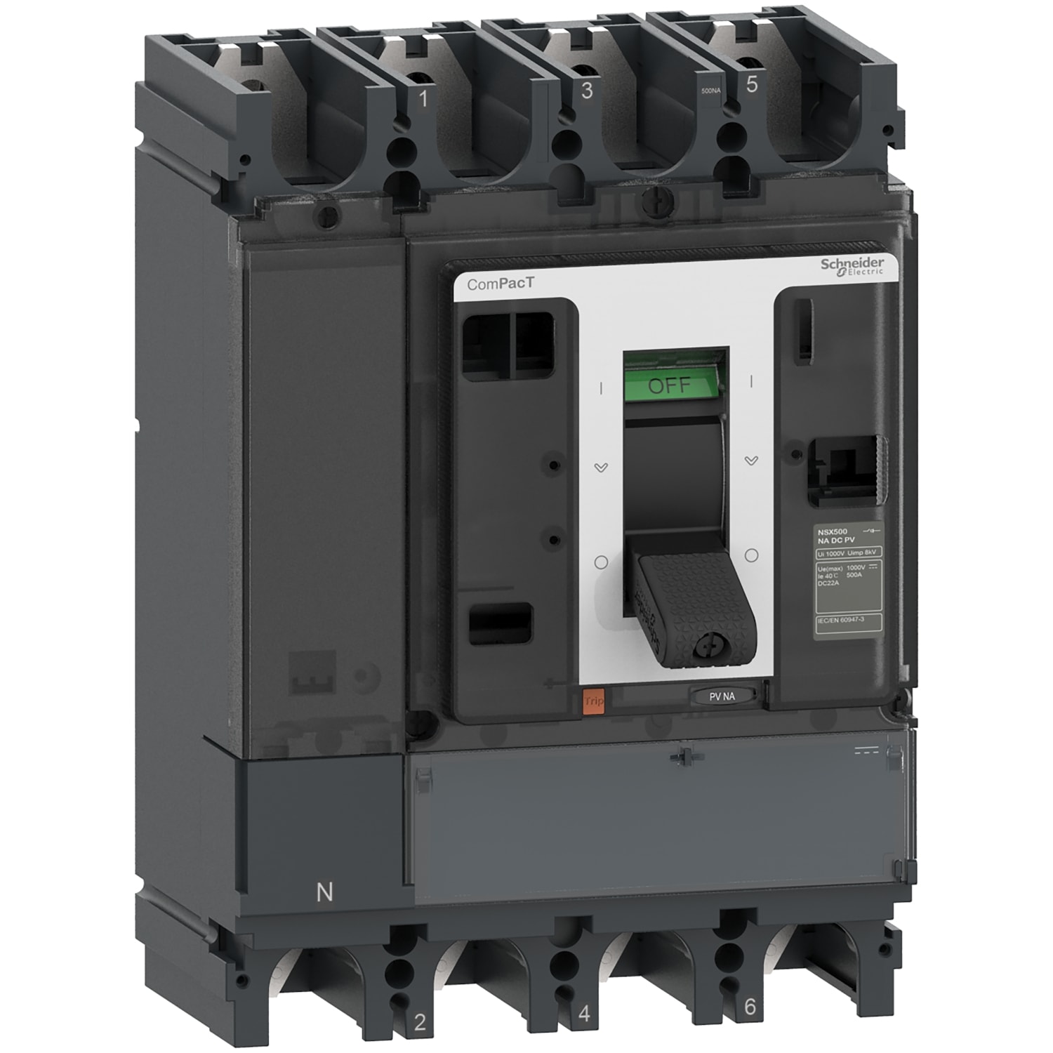 SCHNEIDER ELECTRIC SNRC404400D1S NSX400 NA DC PV 4P_T