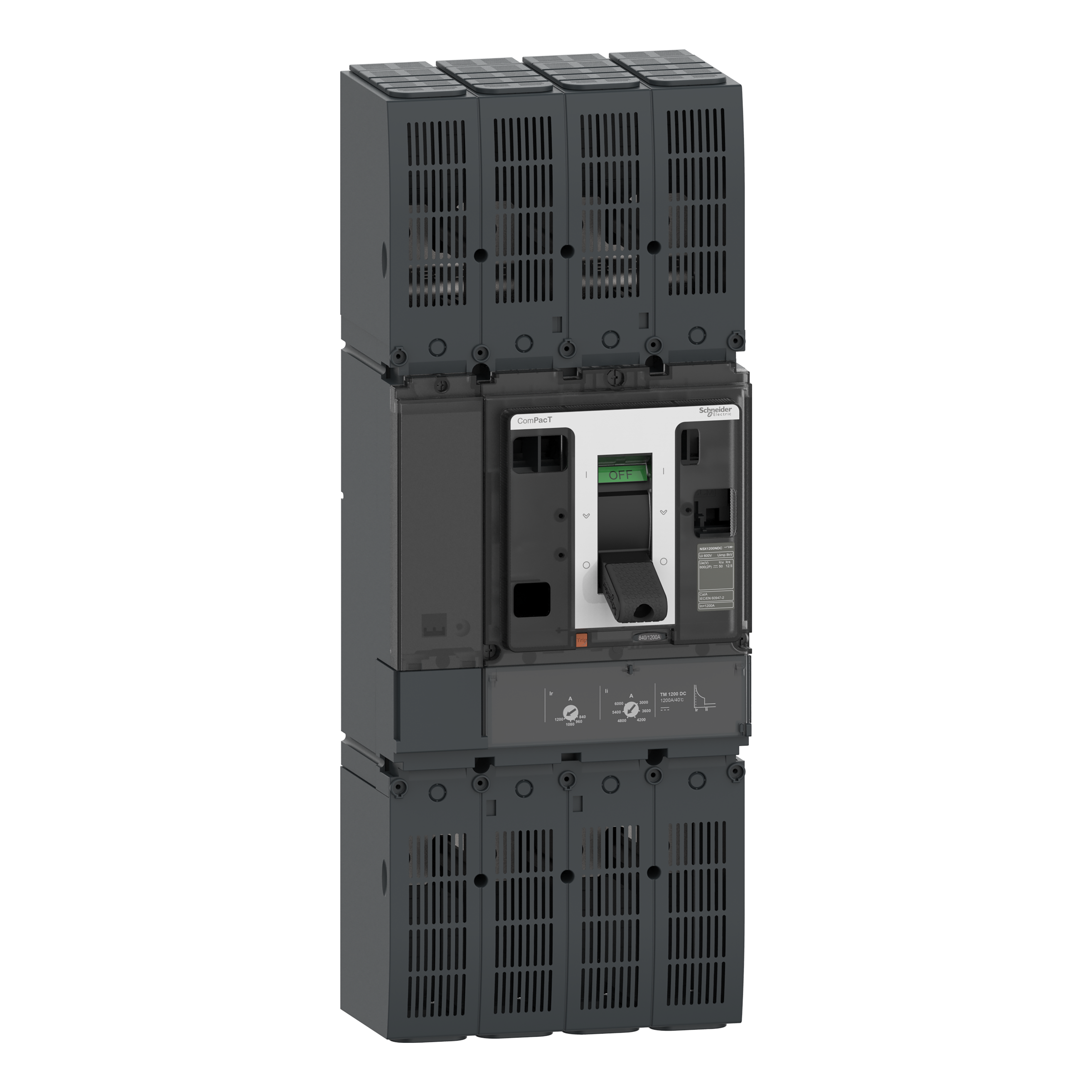 SCHNEIDER ELECTRIC SNRC1BN2TM800D NSX800 TM-DC 50KA 2P NO CONN CAVO NUDO_T