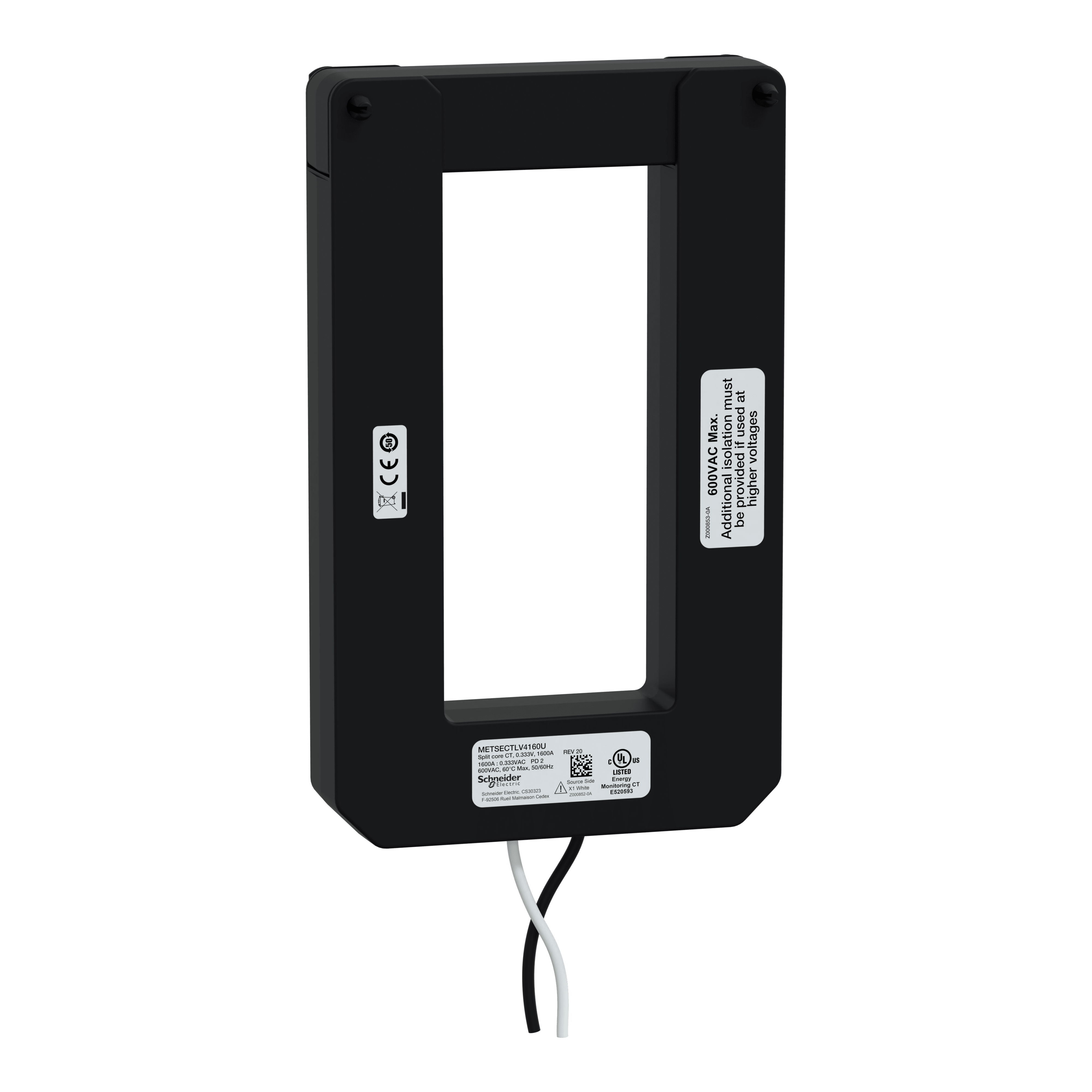 SCHNEIDER ELECTRIC SNRMETSECTLV4160U TA SPLIT CORE UL2808 1600A-0,333V DIM L