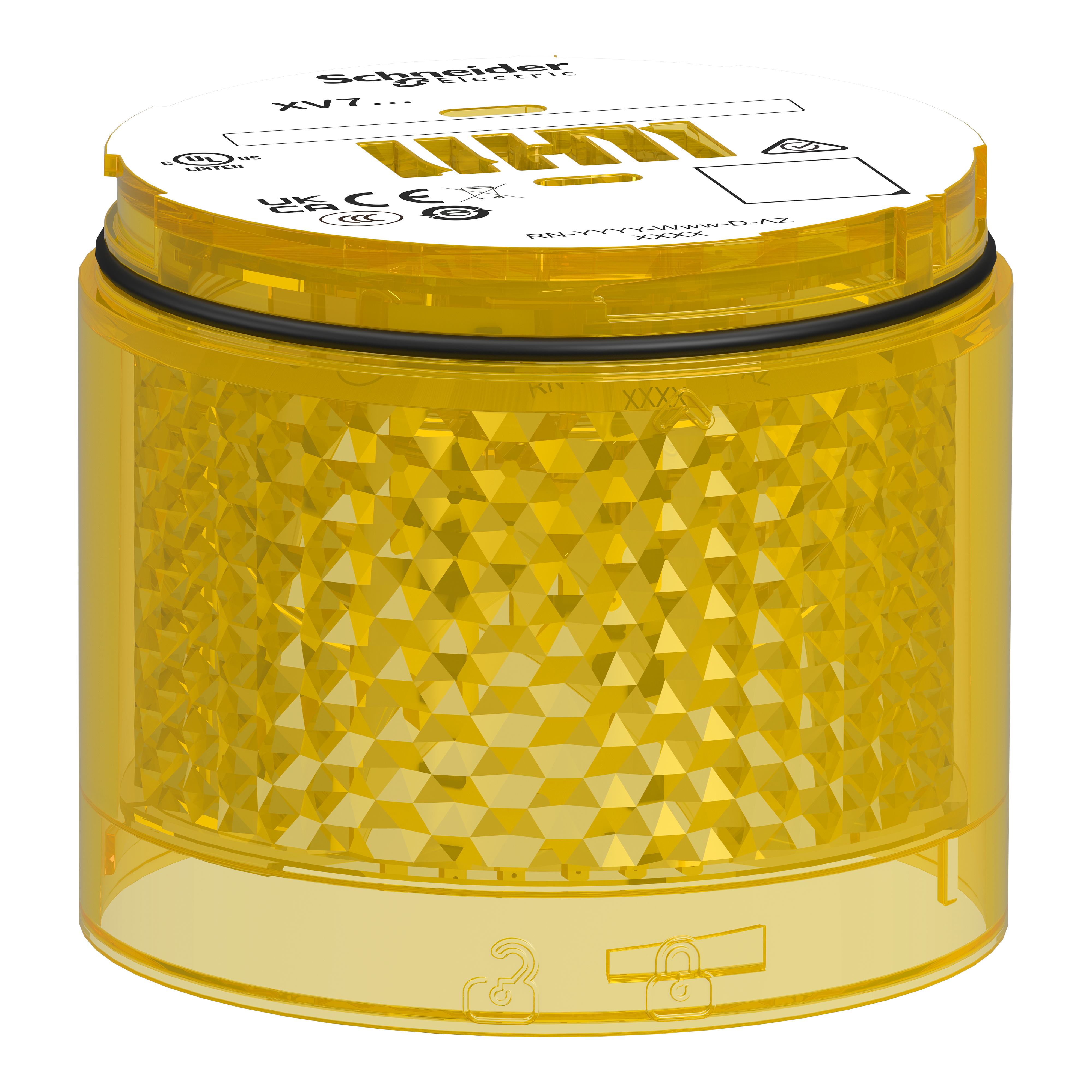 SCHNEIDER ELECTRIC SNRXVB7C28 ELEMENTO LED GIALLO