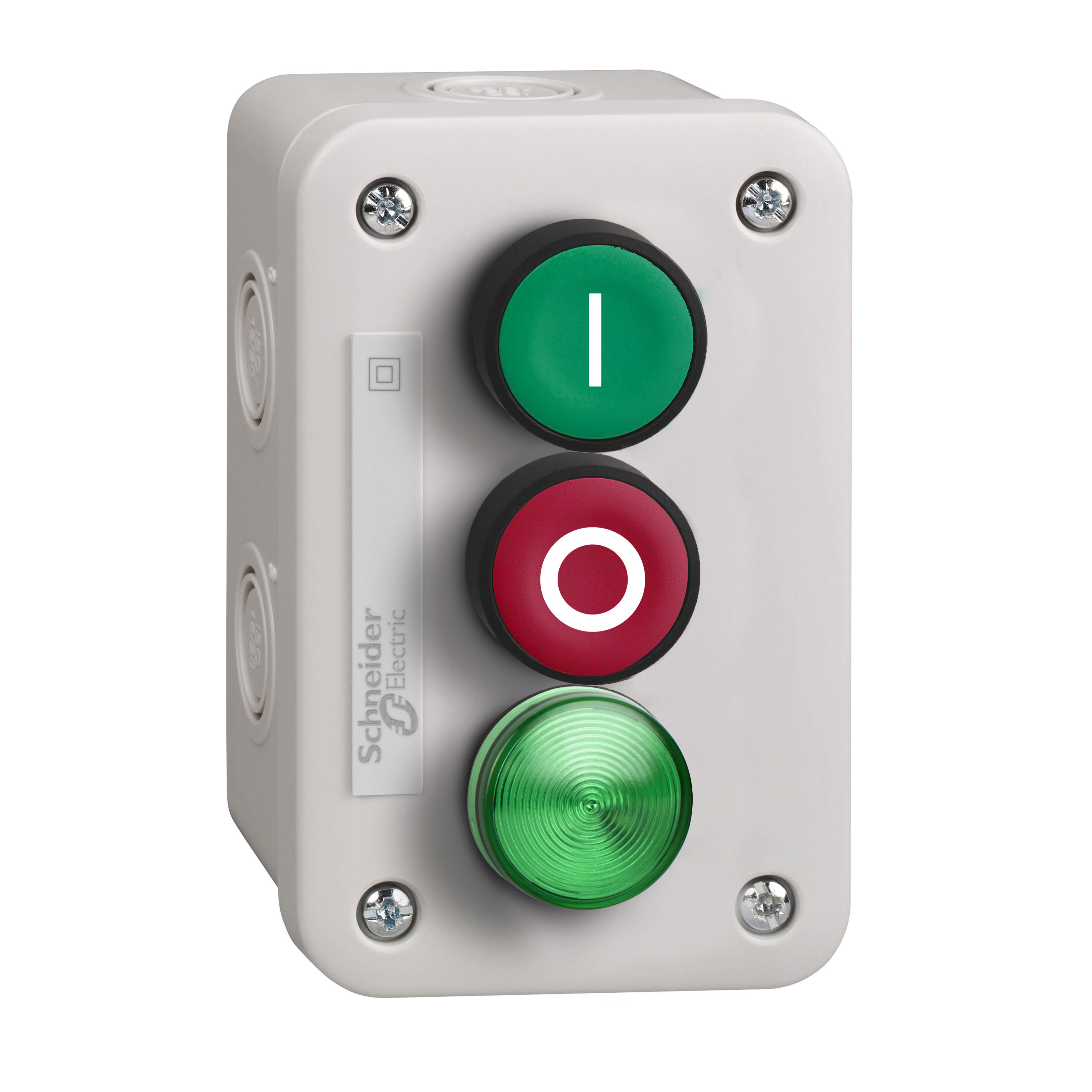 SCHNEIDER ELECTRIC SNRXALE33V1M PULSANTIERA 2 PULSANTI+LAMPADA SPIA VERD