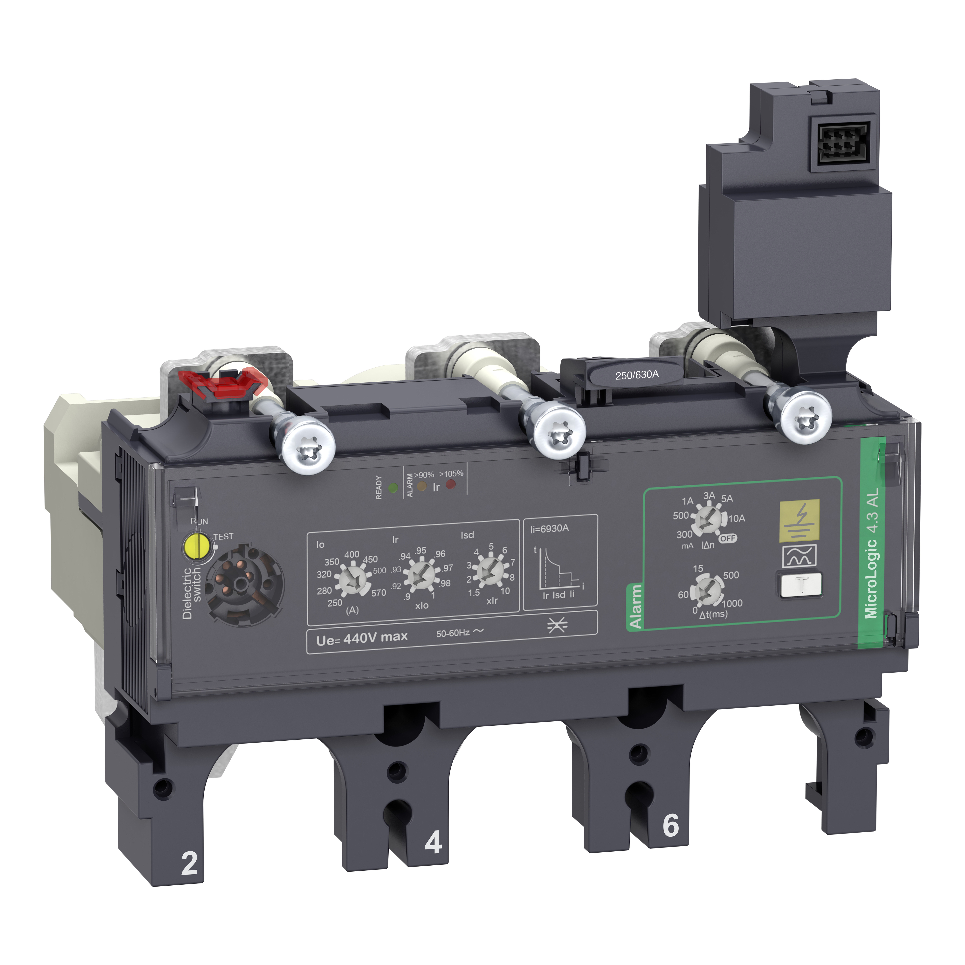 SCHNEIDER ELECTRIC SNRC4034A400 MLOGIC 4.3 AL 400A 3P NSX400/630_T