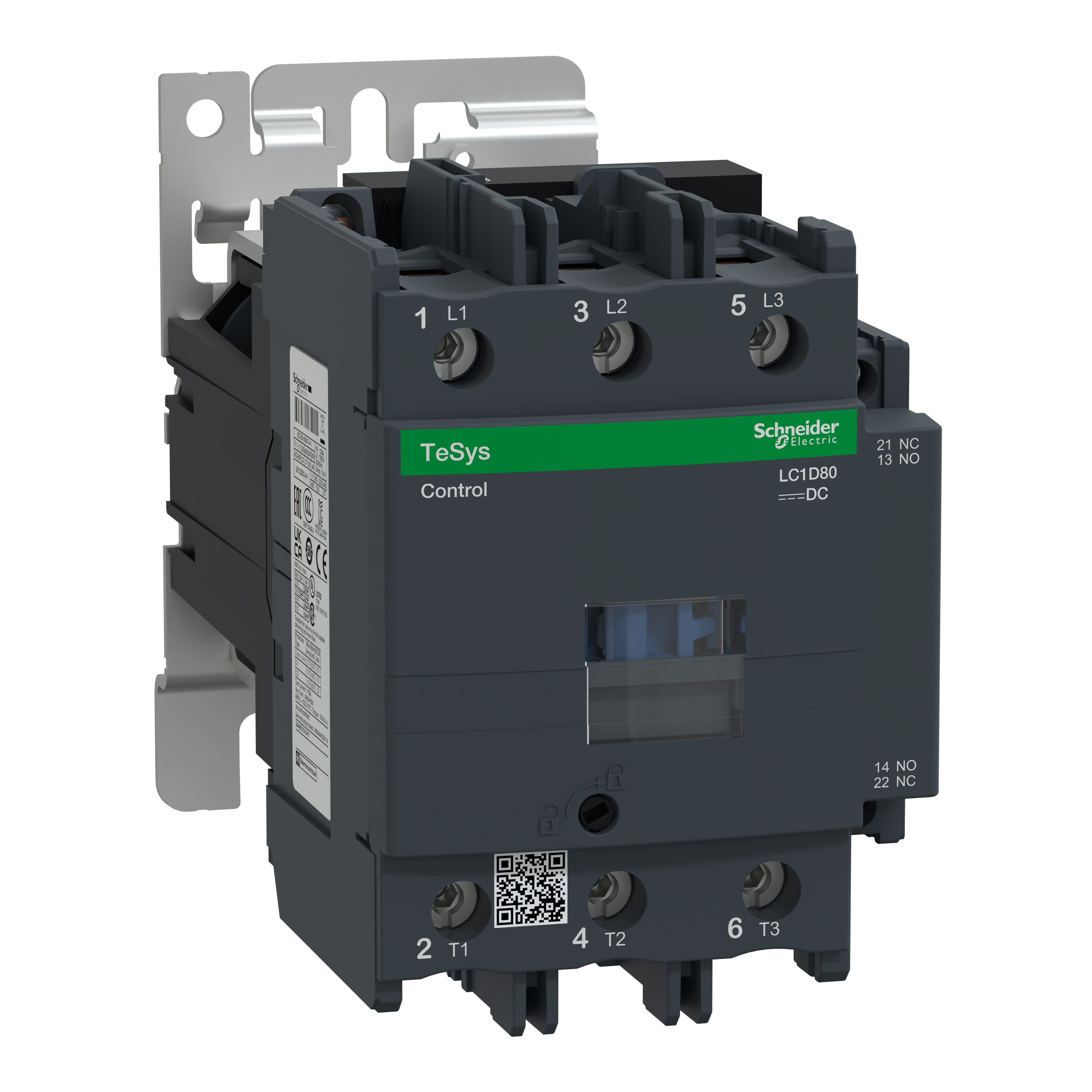 SCHNEIDER ELECTRIC SNRLC1D80BW CONTATTORE 80A 24VDC
