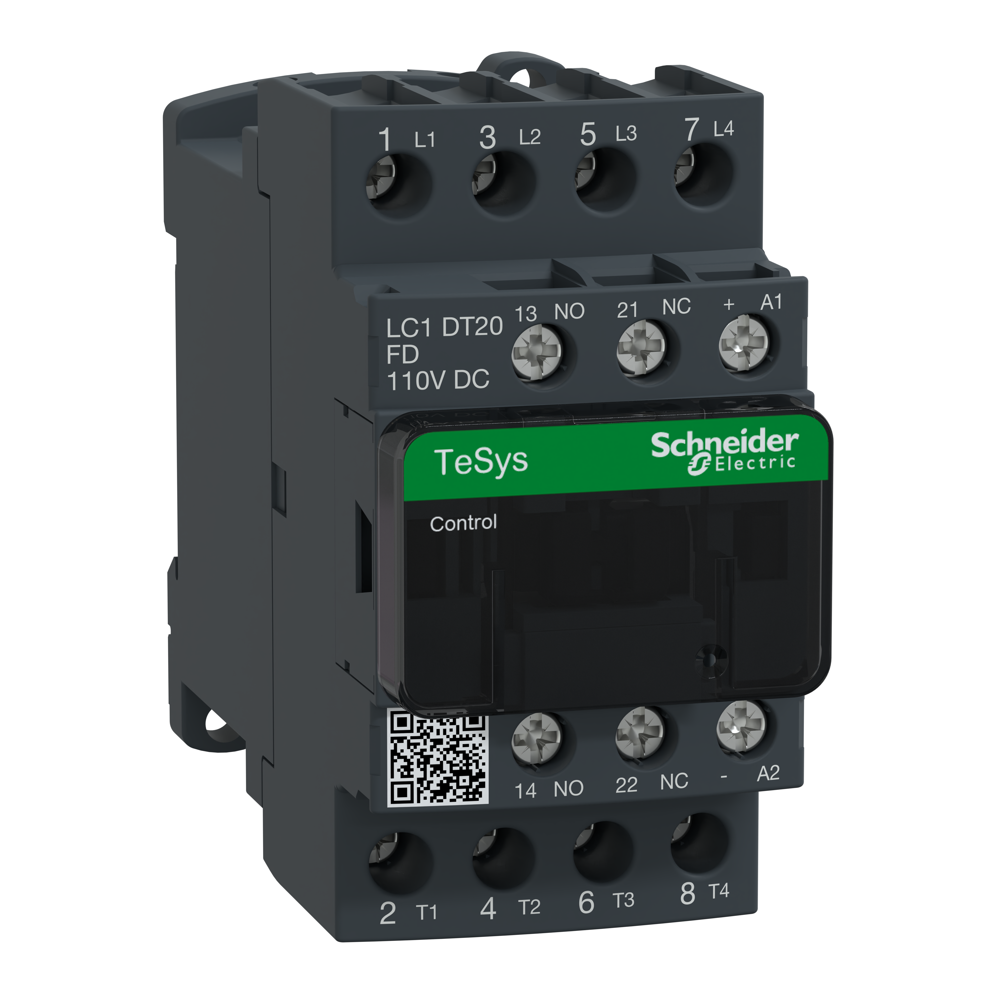 SCHNEIDER ELECTRIC SNRLC1DT20FD CONTATTORE 20A 110VDC 4P