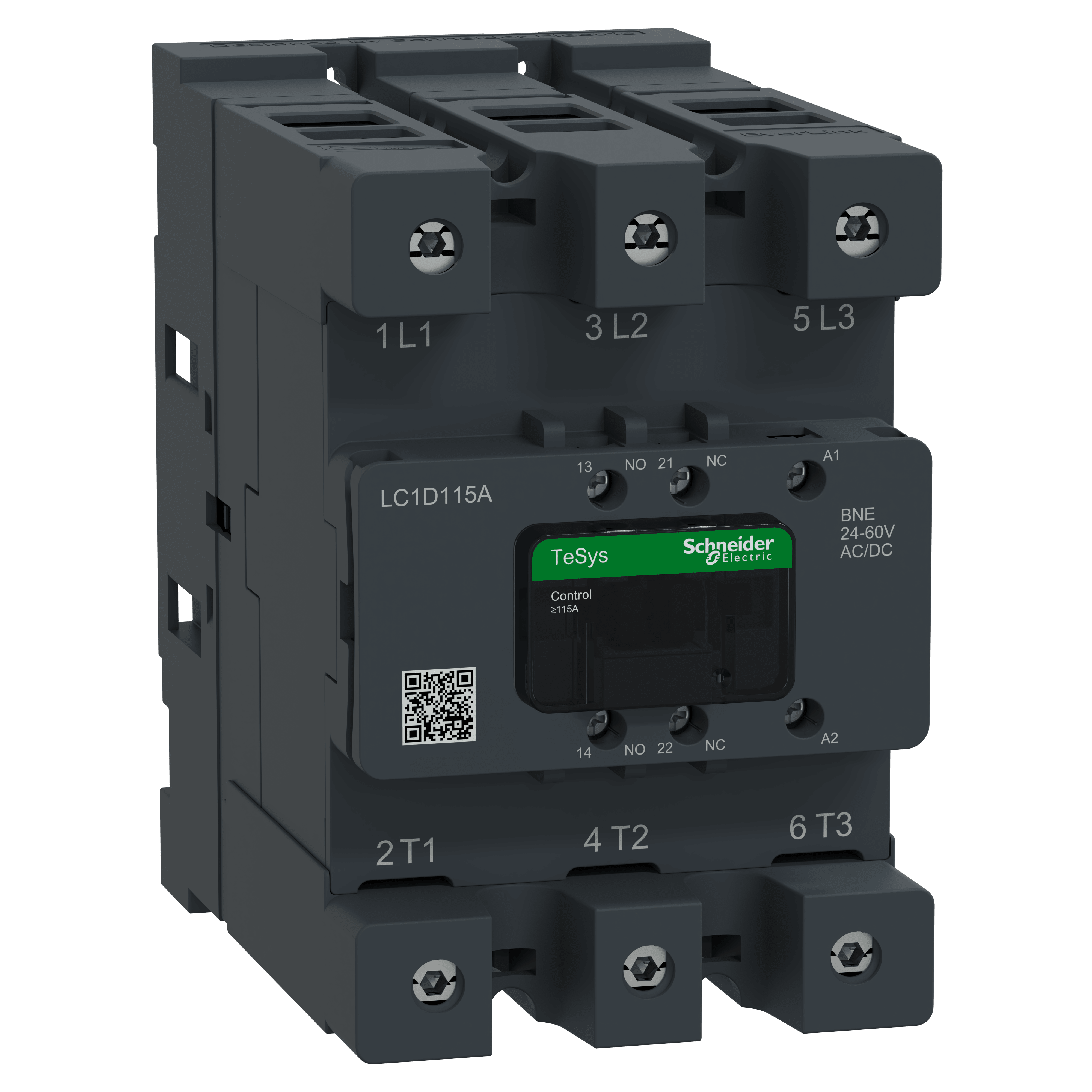 SCHNEIDER ELECTRIC SNRLC1D115ABNE CTR DECA 115A 3P 24-60V ACDC EVLK