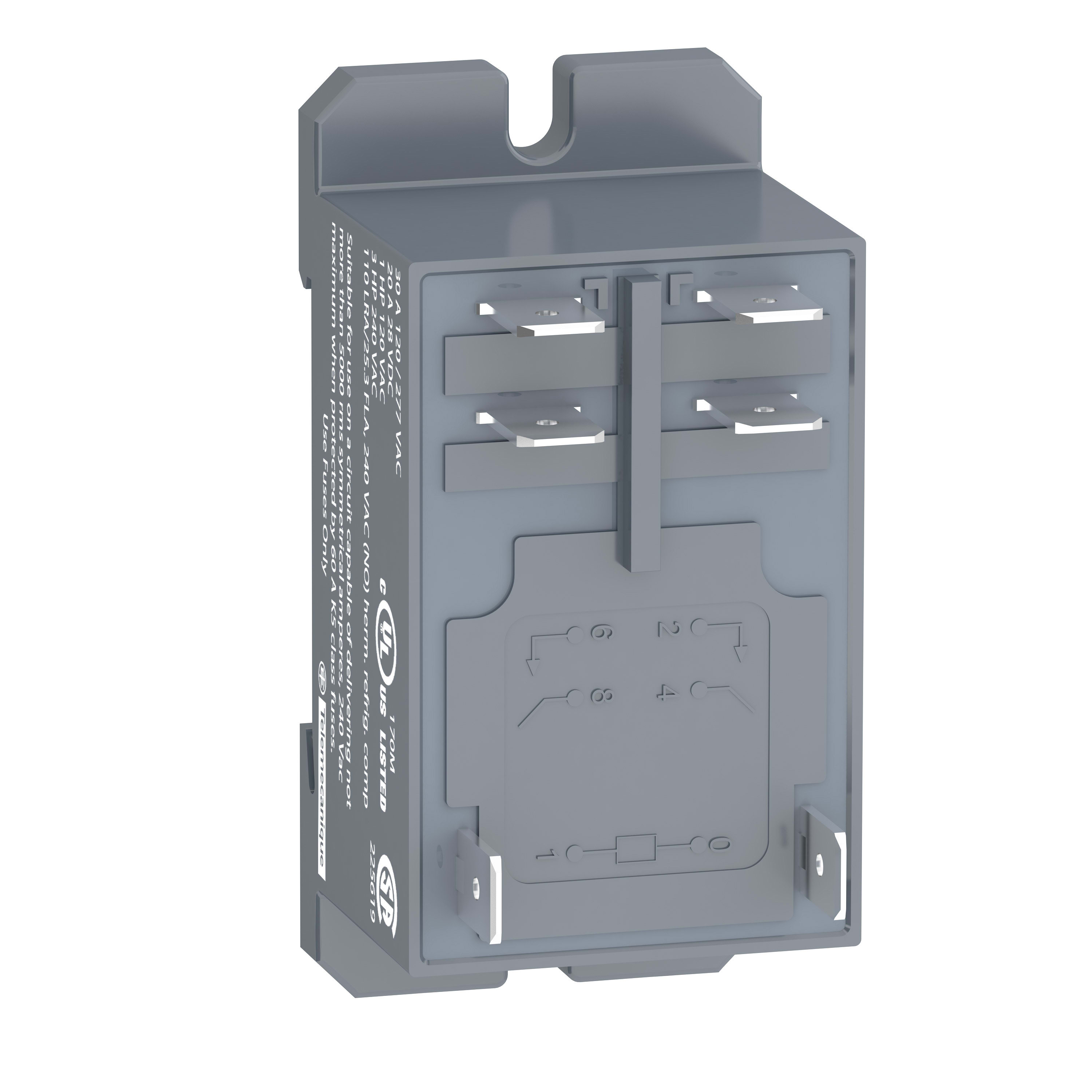 SCHNEIDER ELECTRIC SNRRPF2AF7 RELE POTENZA 2 NO 120VAC 25 A