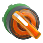 SCHNEIDER ELECTRIC - SNRZB5AK1453 Testa selettore luminoso arancione -2 pos - Ø22 - per LED universale