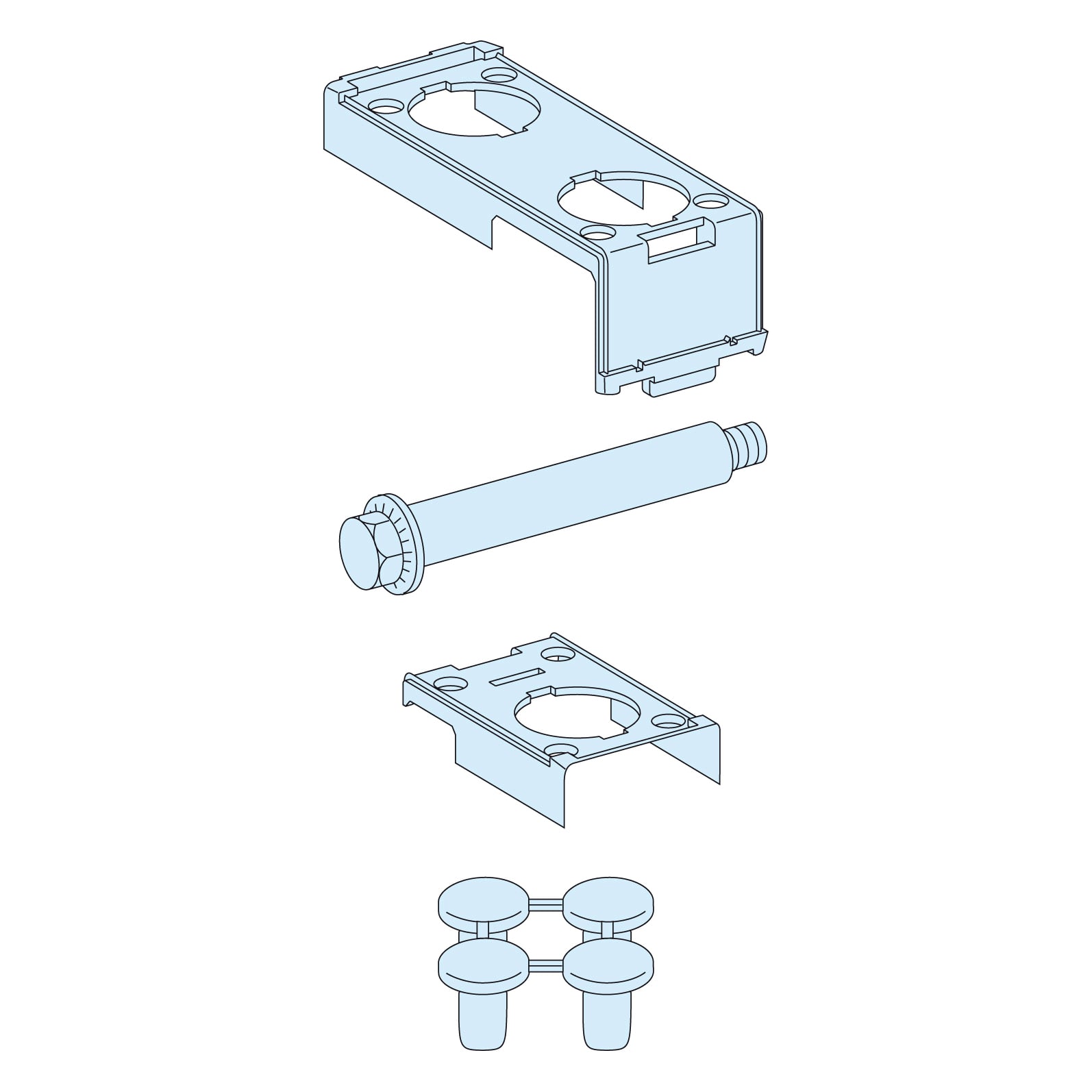 SCHNEIDER ELECTRIC SNRLVS01104 ACCESS. STRUTTURA P + GUARNIZIONI