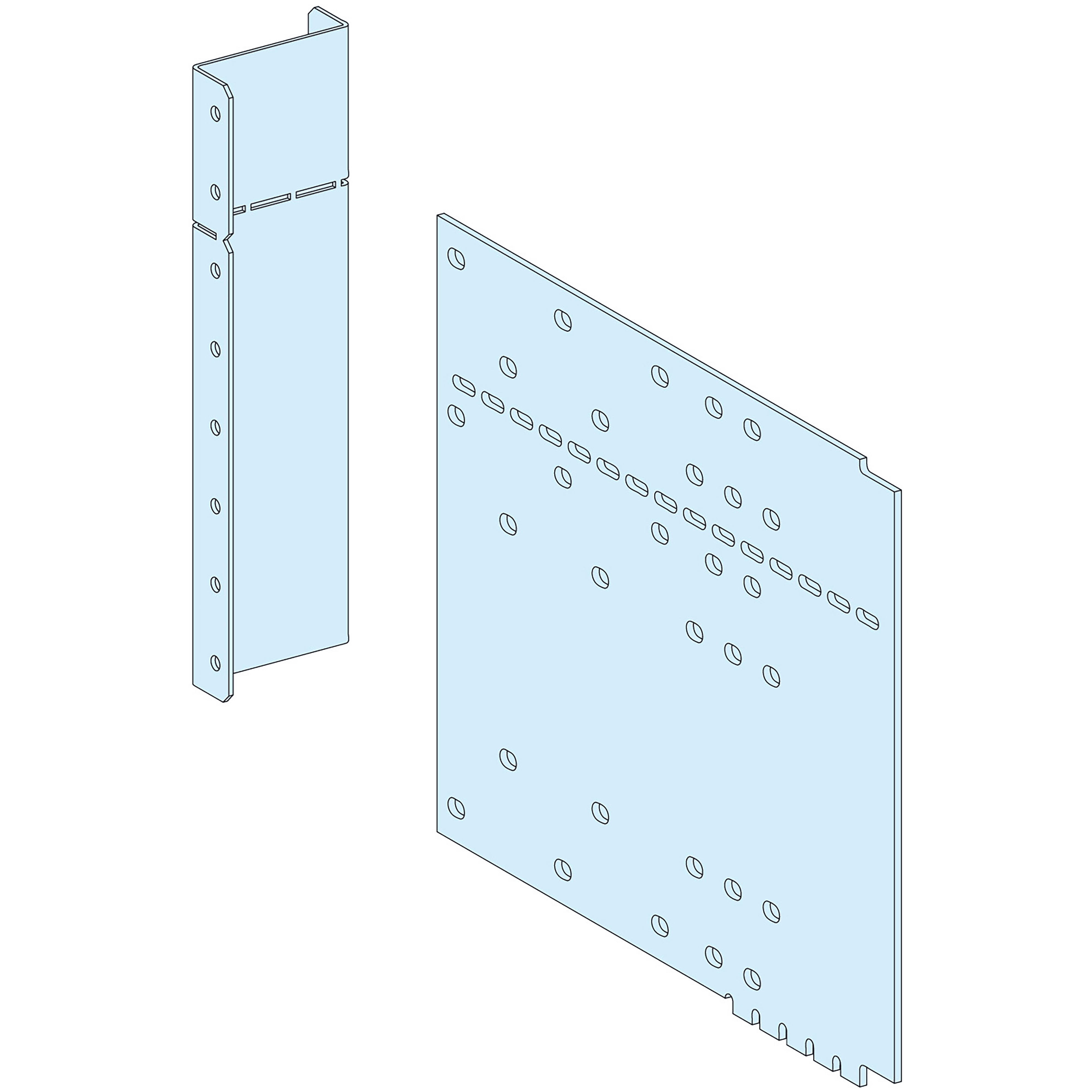 SCHNEIDER ELECTRIC SNRLVS04955 SEPARAZIONE F3 VERTICALE 3/4 MOD