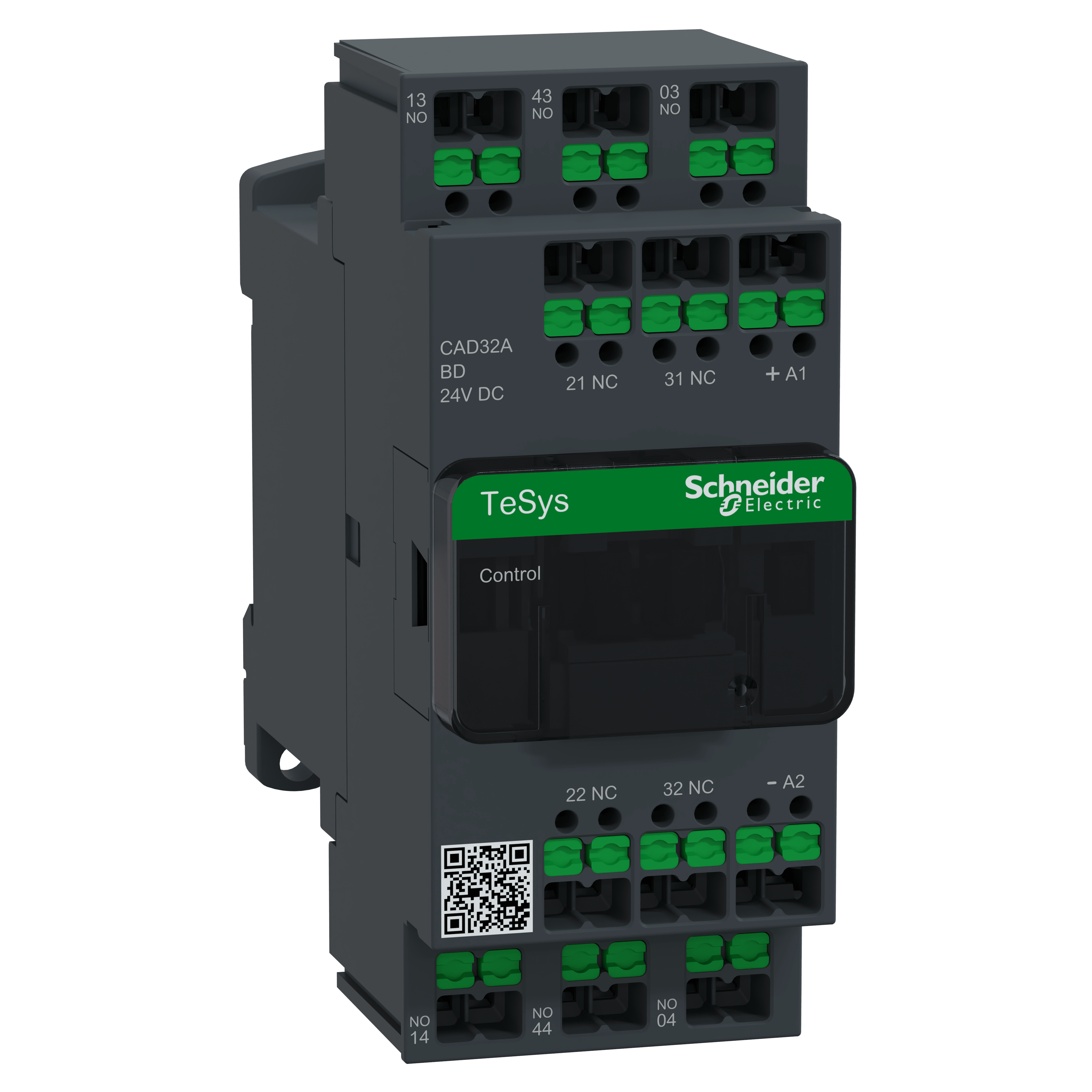 SCHNEIDER ELECTRIC SNRCAD32ABD CONTATTORE AUSILIARIO 24VCC SNAP IN