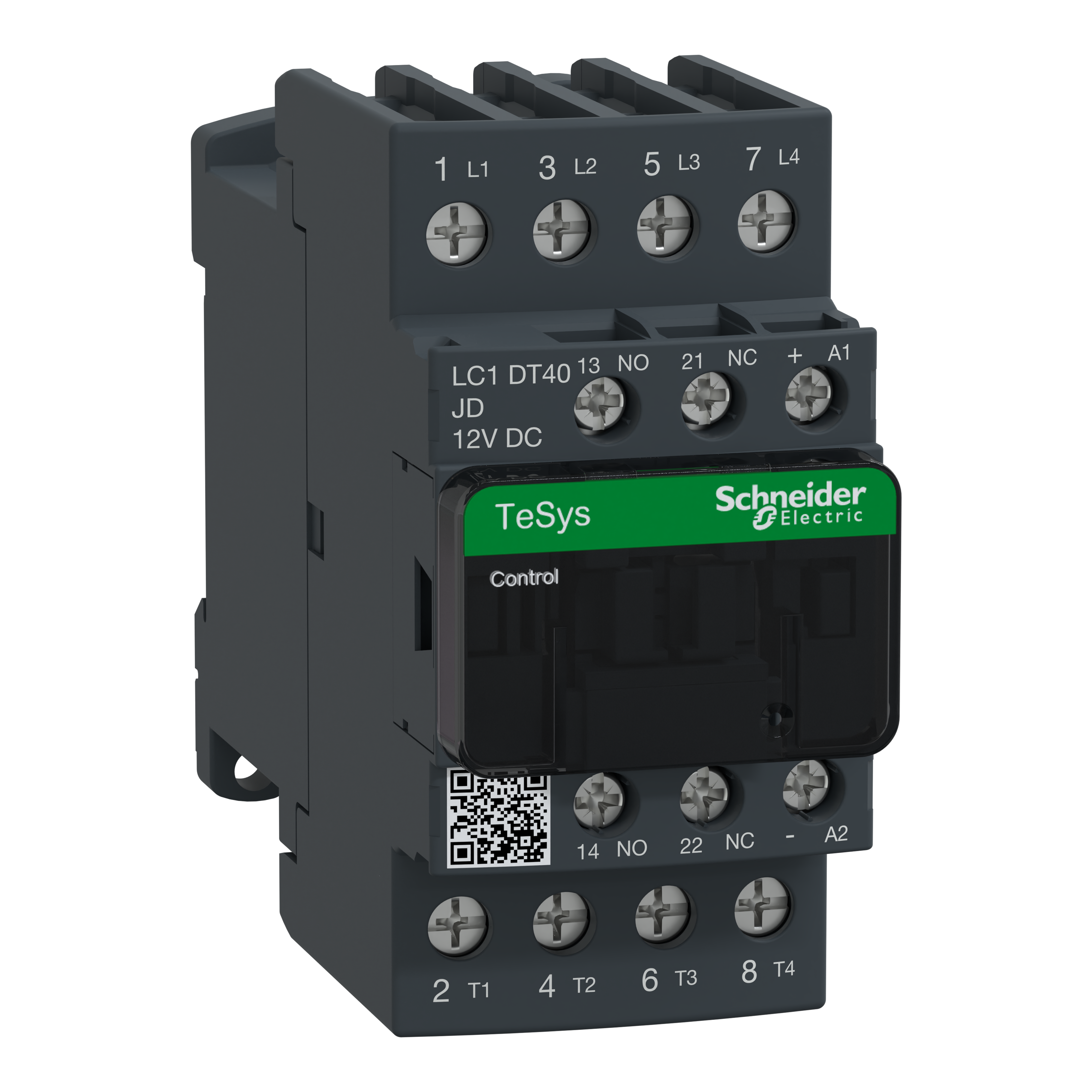 SCHNEIDER ELECTRIC SNRLC1DT40JD CONTATTORE 40A 12VDC 4P