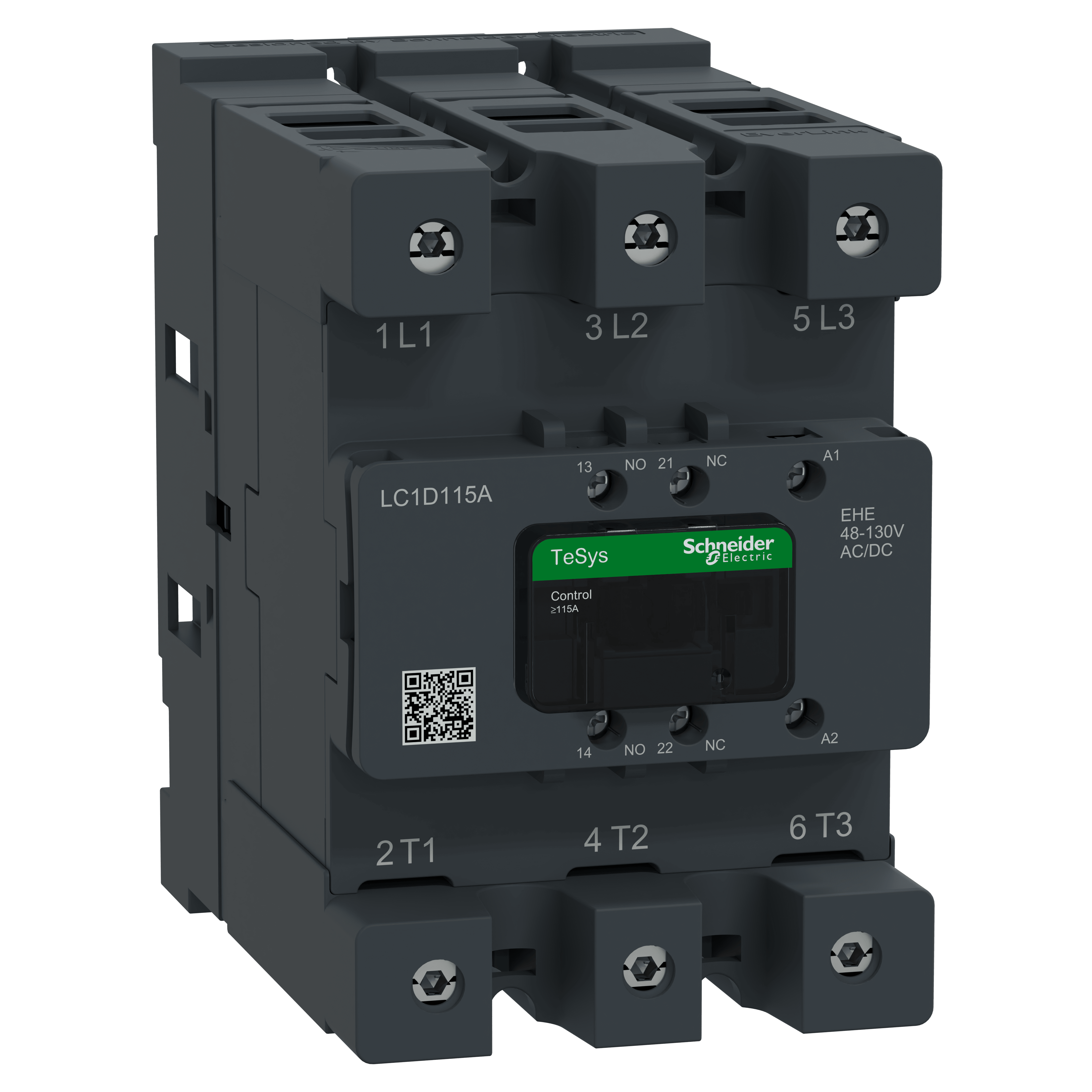 SCHNEIDER ELECTRIC SNRLC1D115AEHE CTR DECA 115A 3P 48-130V ACDC EVLK