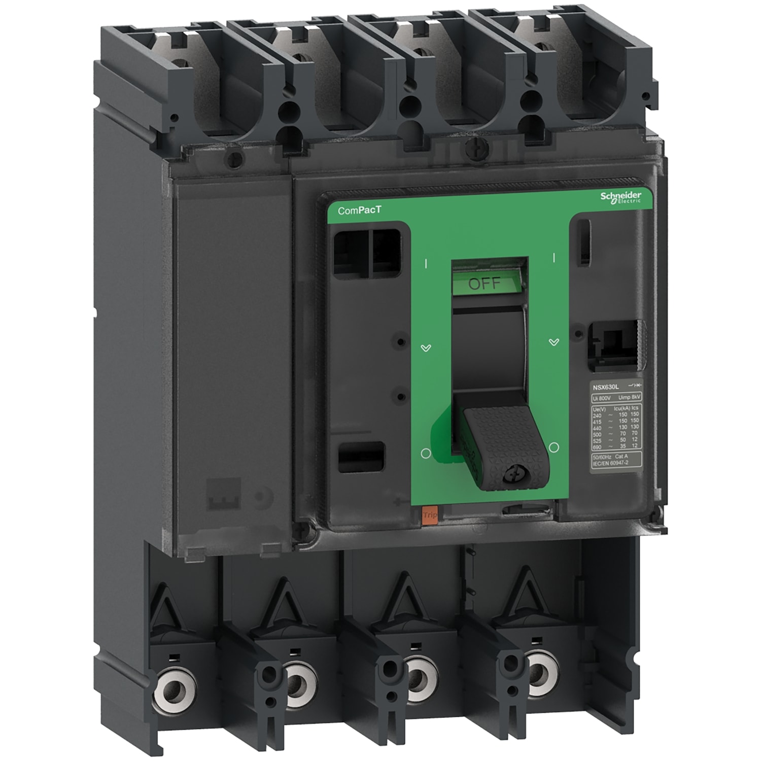SCHNEIDER ELECTRIC SNRC63F4 NSX630F 36KA 4P SENZA SGANCIATORE_T