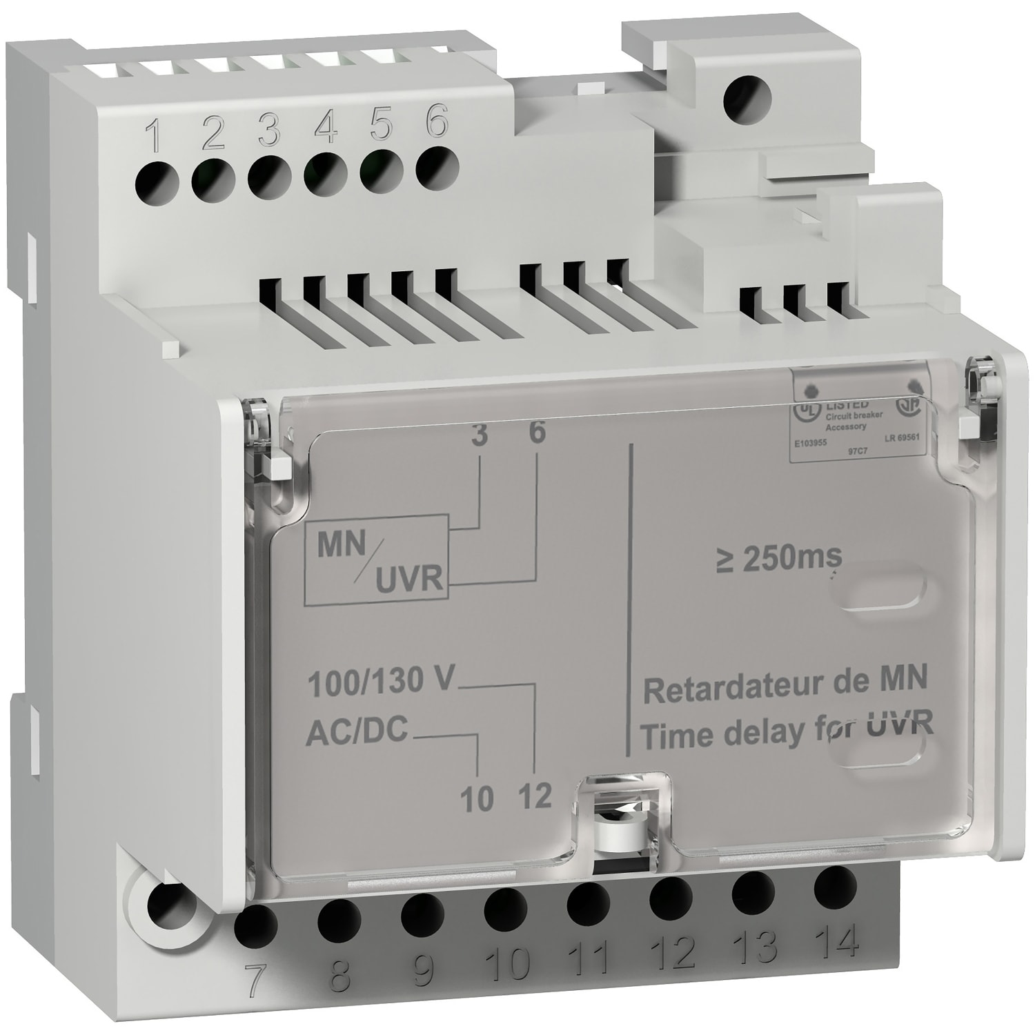 SCHNEIDER ELECTRIC SNRLV833684SP RITARDATORE MN NO REG 100/130 VCA/CC